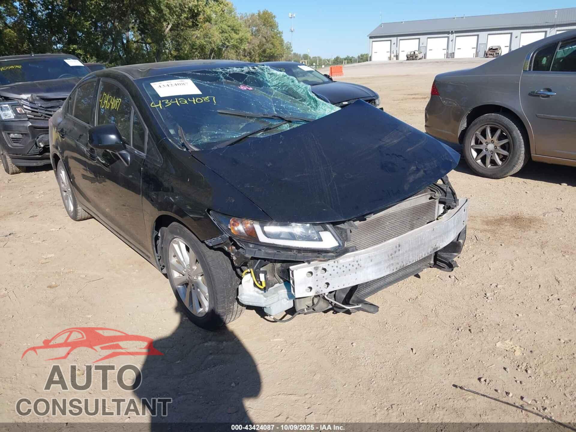 HONDA CIVIC 2012 - 19XFB2F92CE332975