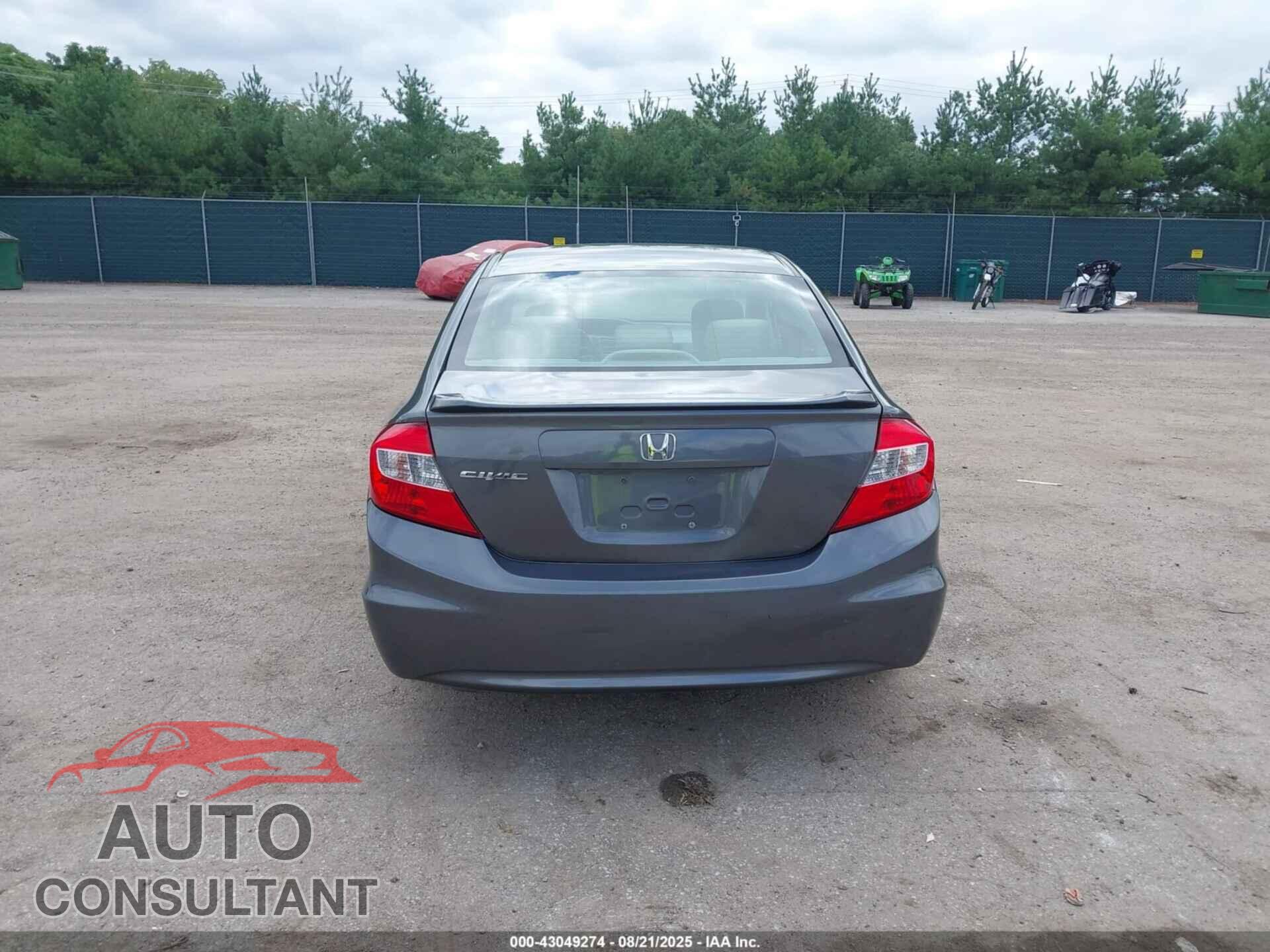 HONDA CIVIC 2012 - 19XFB2F83CE024804