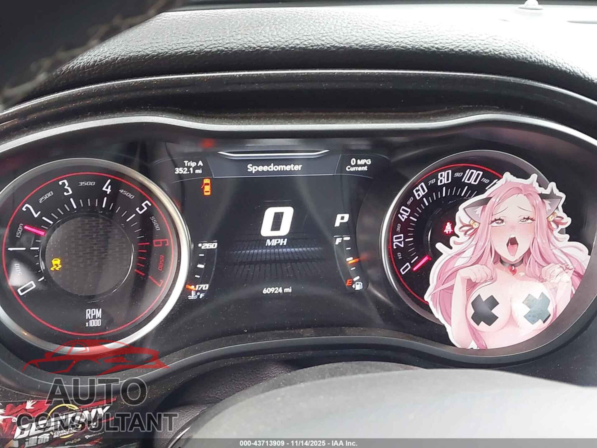 DODGE CHALLENGER 2019 - 2C3CDZFJ7KH739374