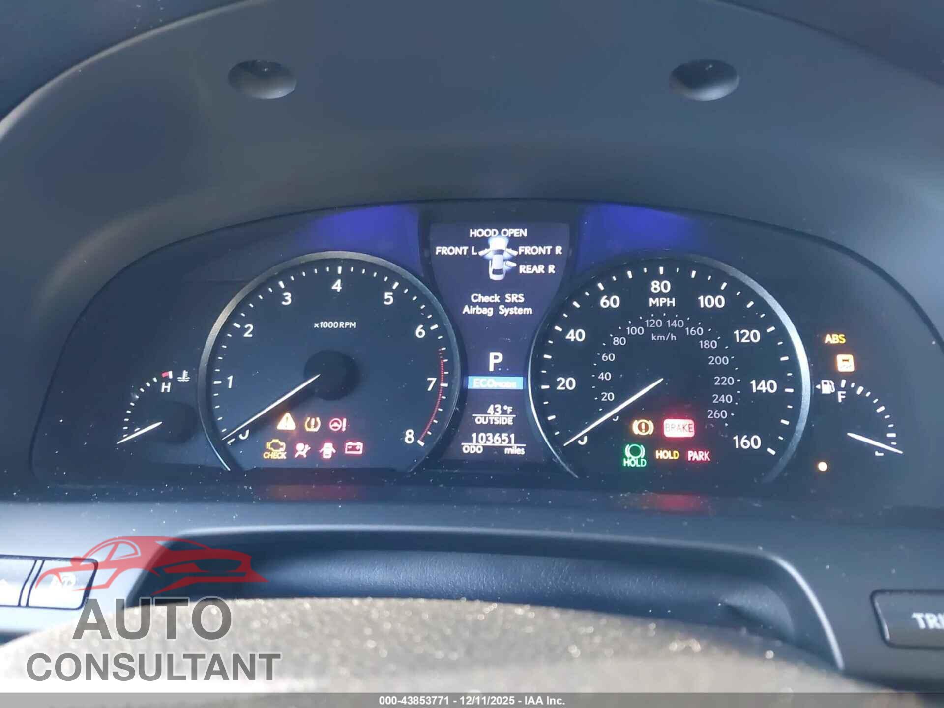 LEXUS LS 460 2014 - JTHCL5EF9E5019704