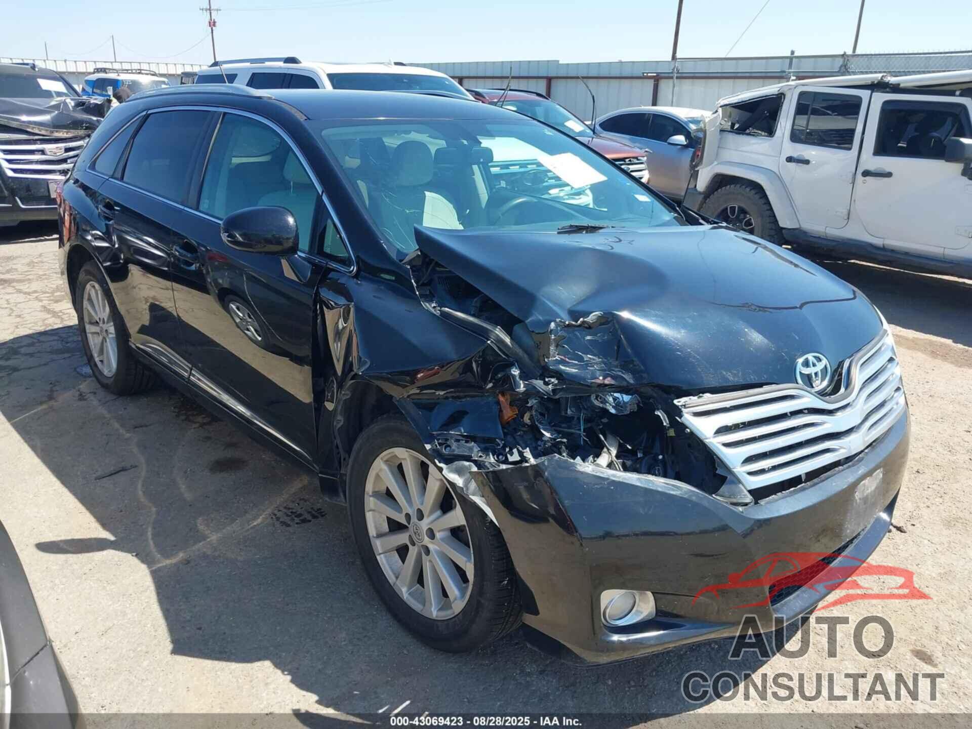 TOYOTA VENZA 2012 - 4T3ZA3BB1CU059837