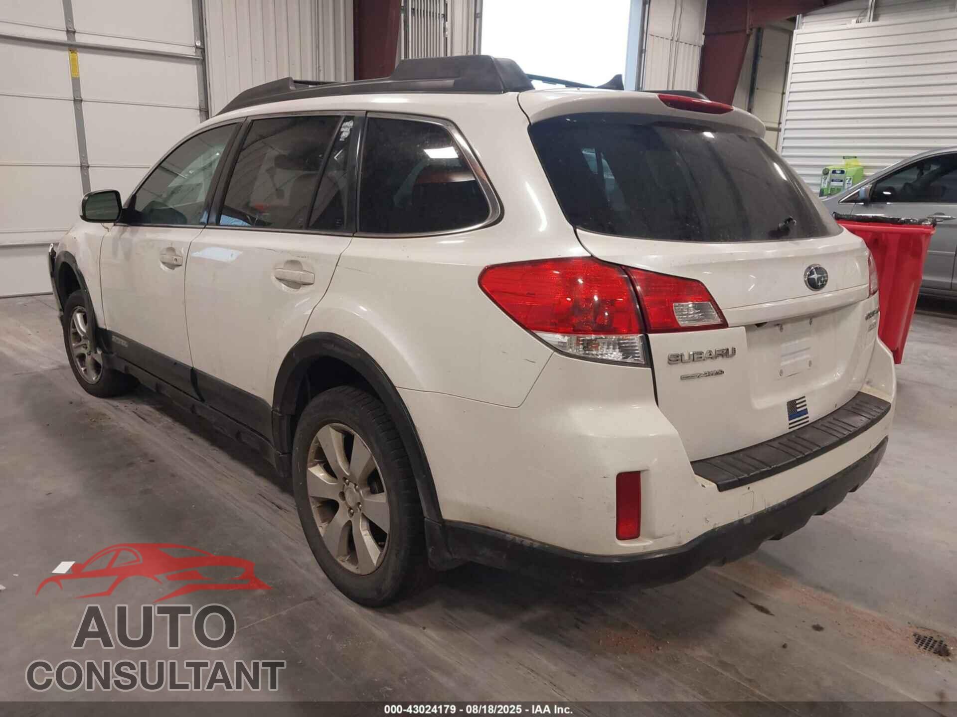 SUBARU OUTBACK 2011 - 4S4BRBKC2B3354455