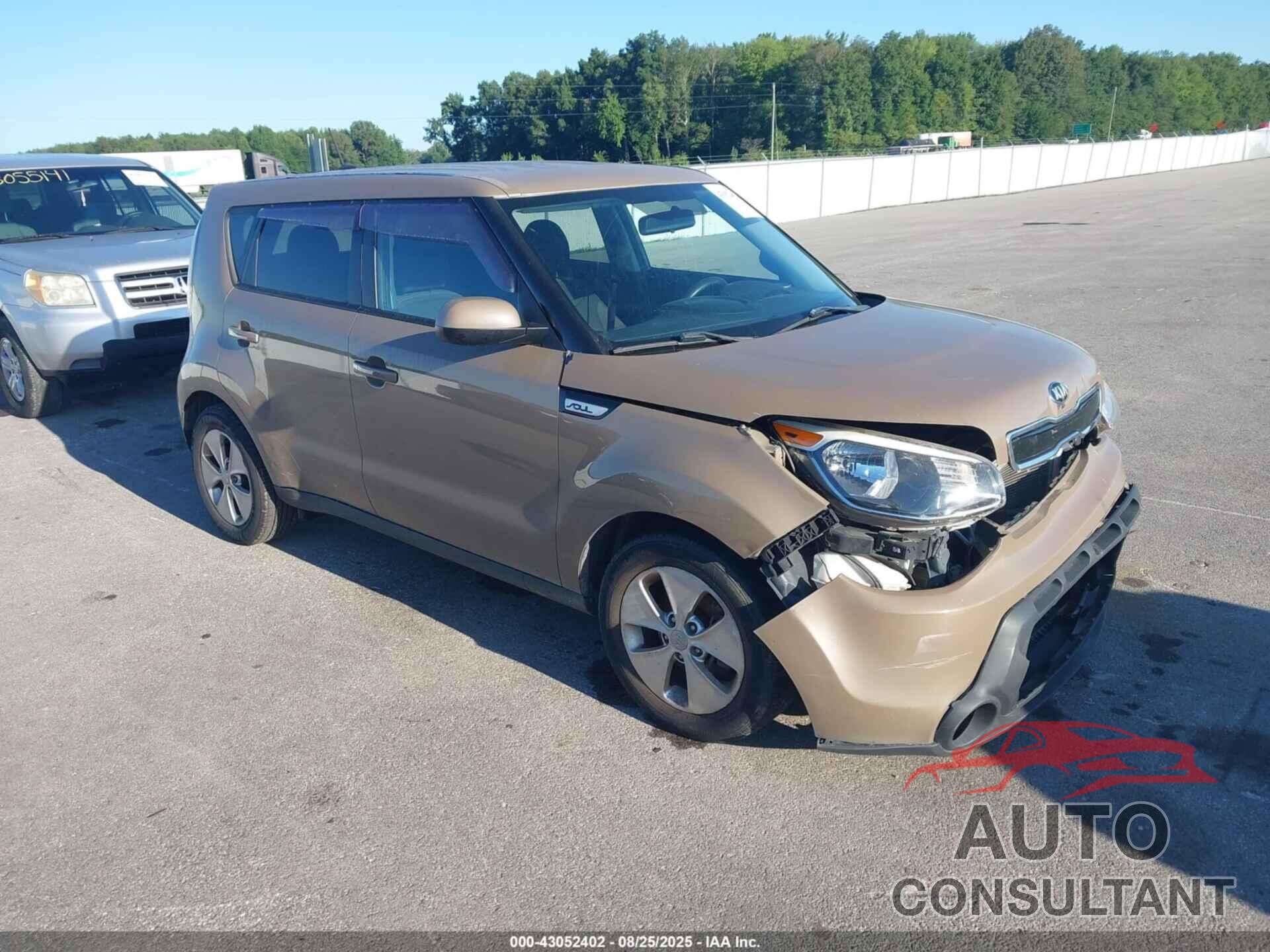 KIA SOUL 2015 - KNDJN2A21F7225044