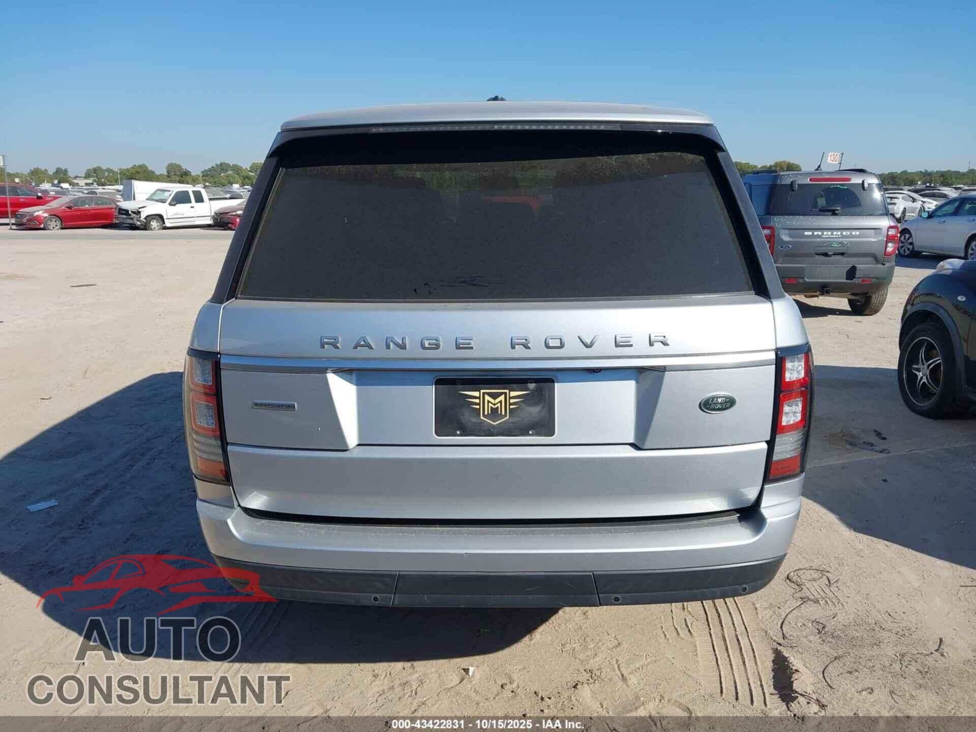 LAND ROVER RANGE ROVER 2015 - SALGS3TF7FA198422
