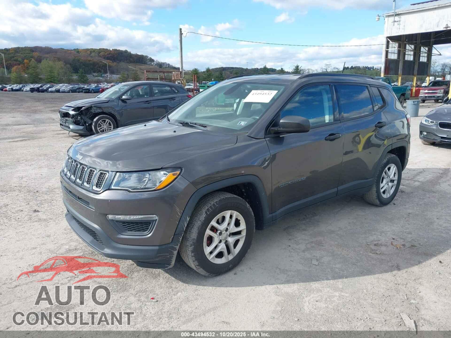 JEEP NEW COMPASS 2017 - 3C4NJCAB5HT643480