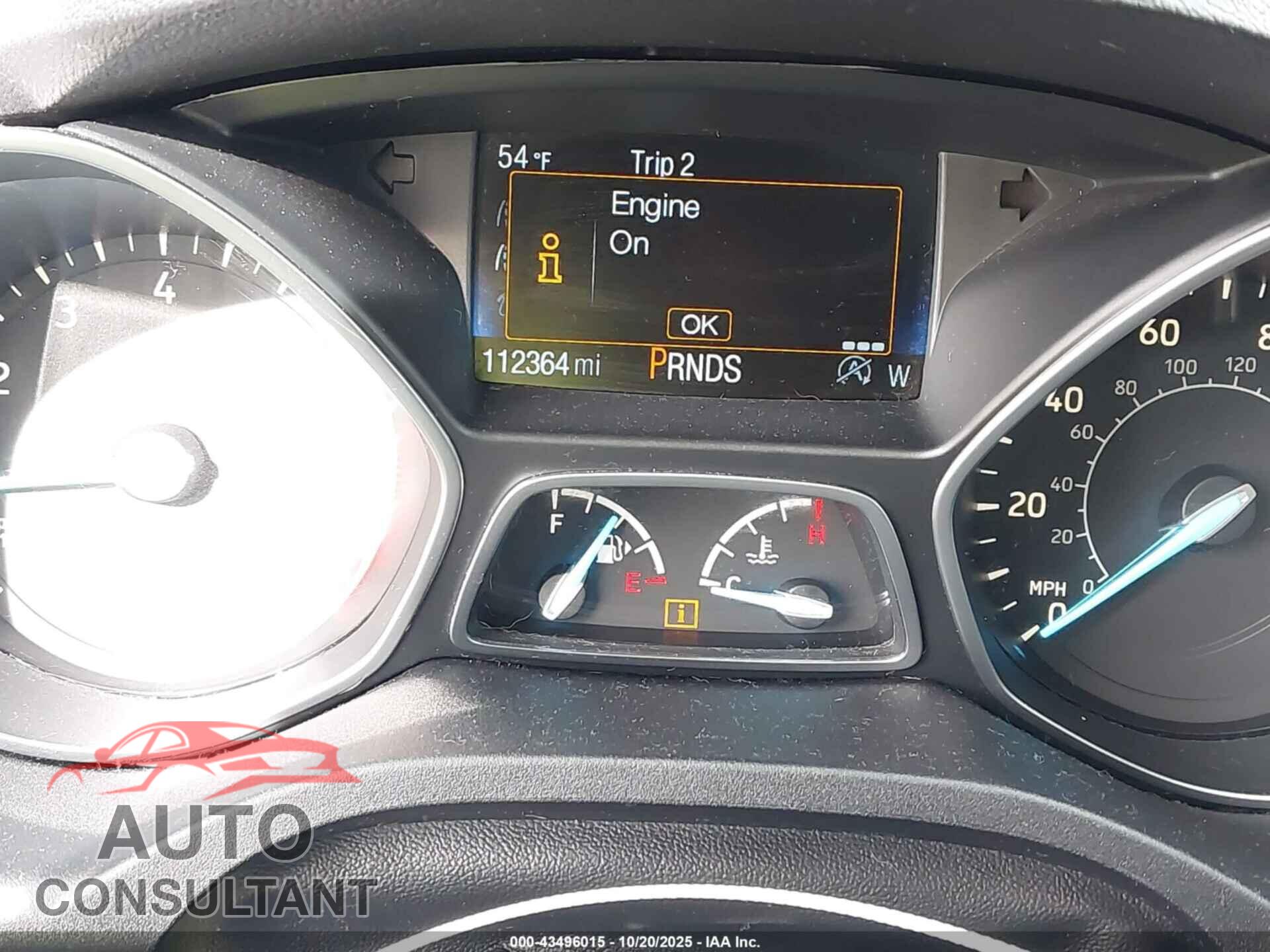 FORD ESCAPE 2017 - 1FMCU9G98HUC03373