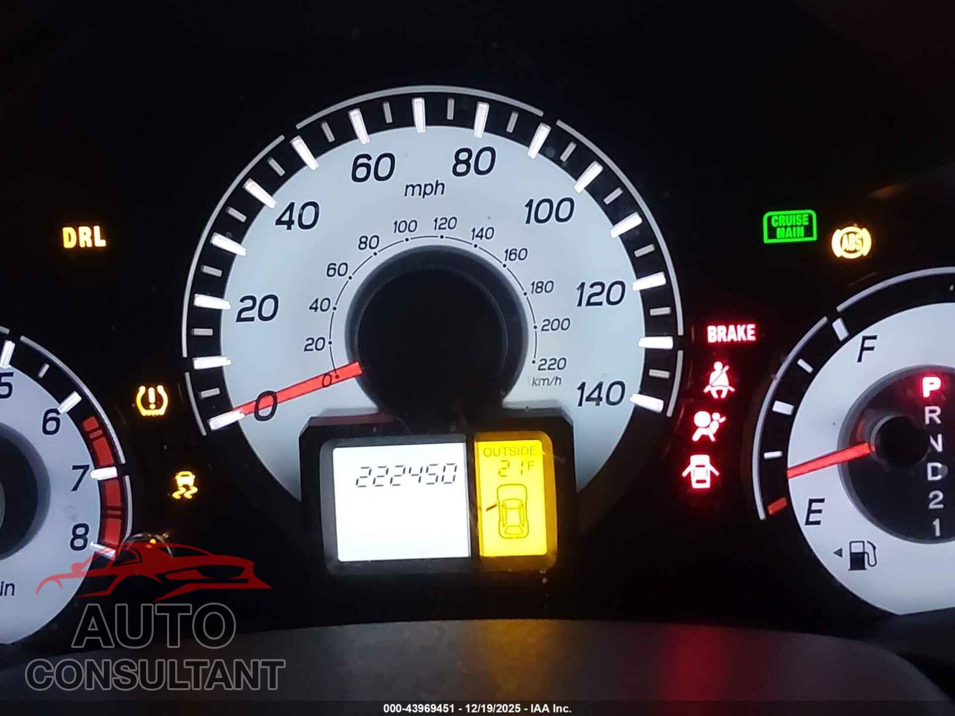 HONDA PILOT 2013 - 5FNYF4H56DB009785