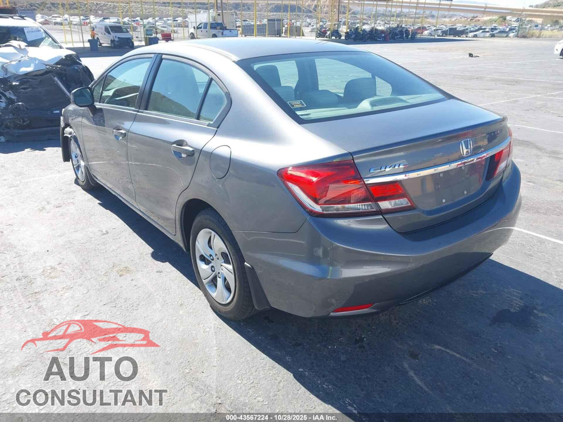 HONDA CIVIC 2013 - 19XFB2F57DE292682