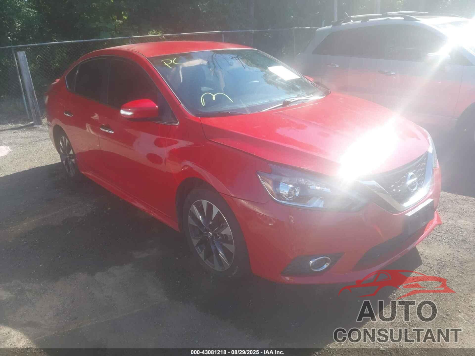 NISSAN SENTRA 2016 - 3N1AB7AP2GY264150