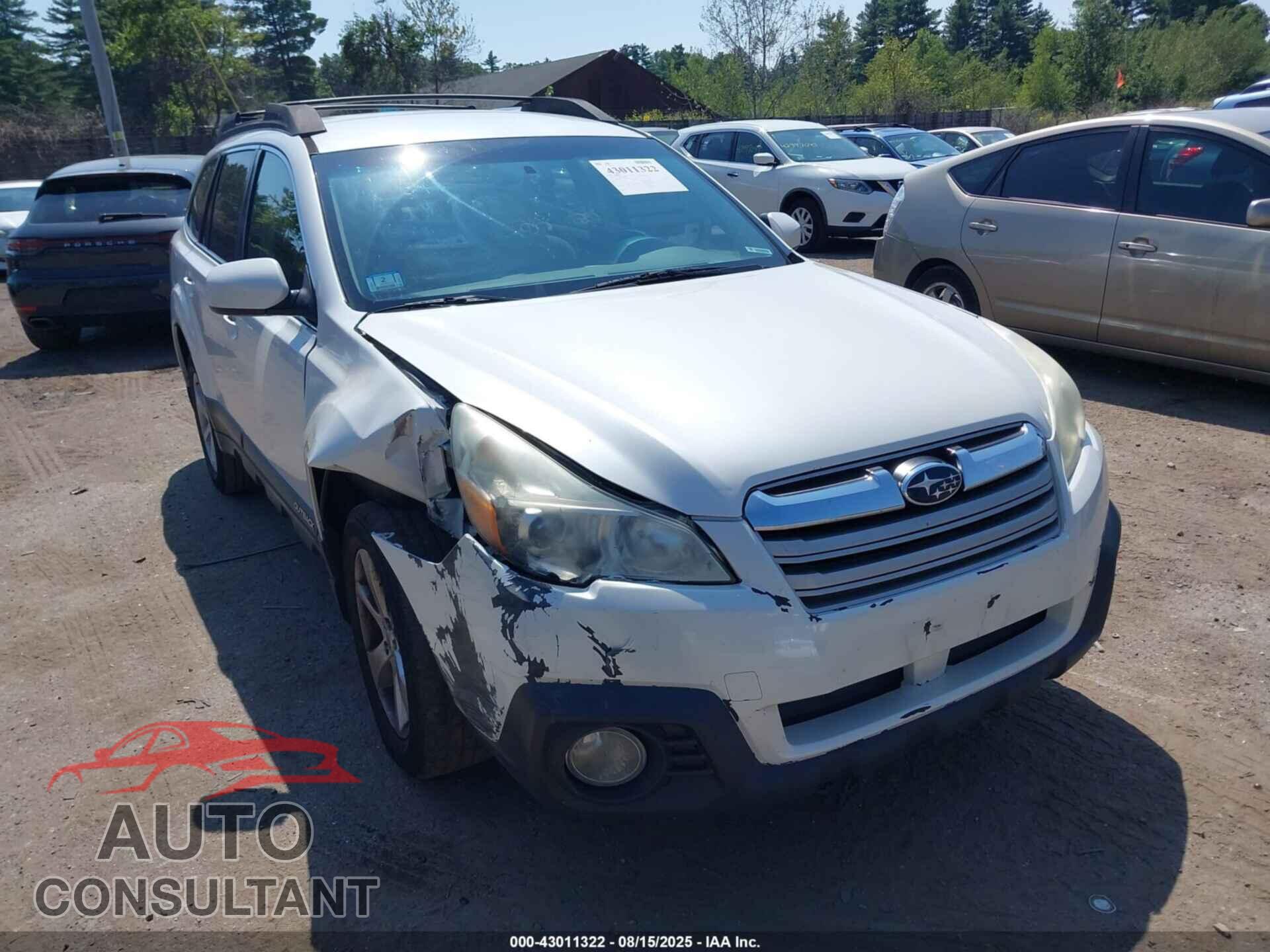 SUBARU OUTBACK 2013 - 4S4BRBCC5D3200646