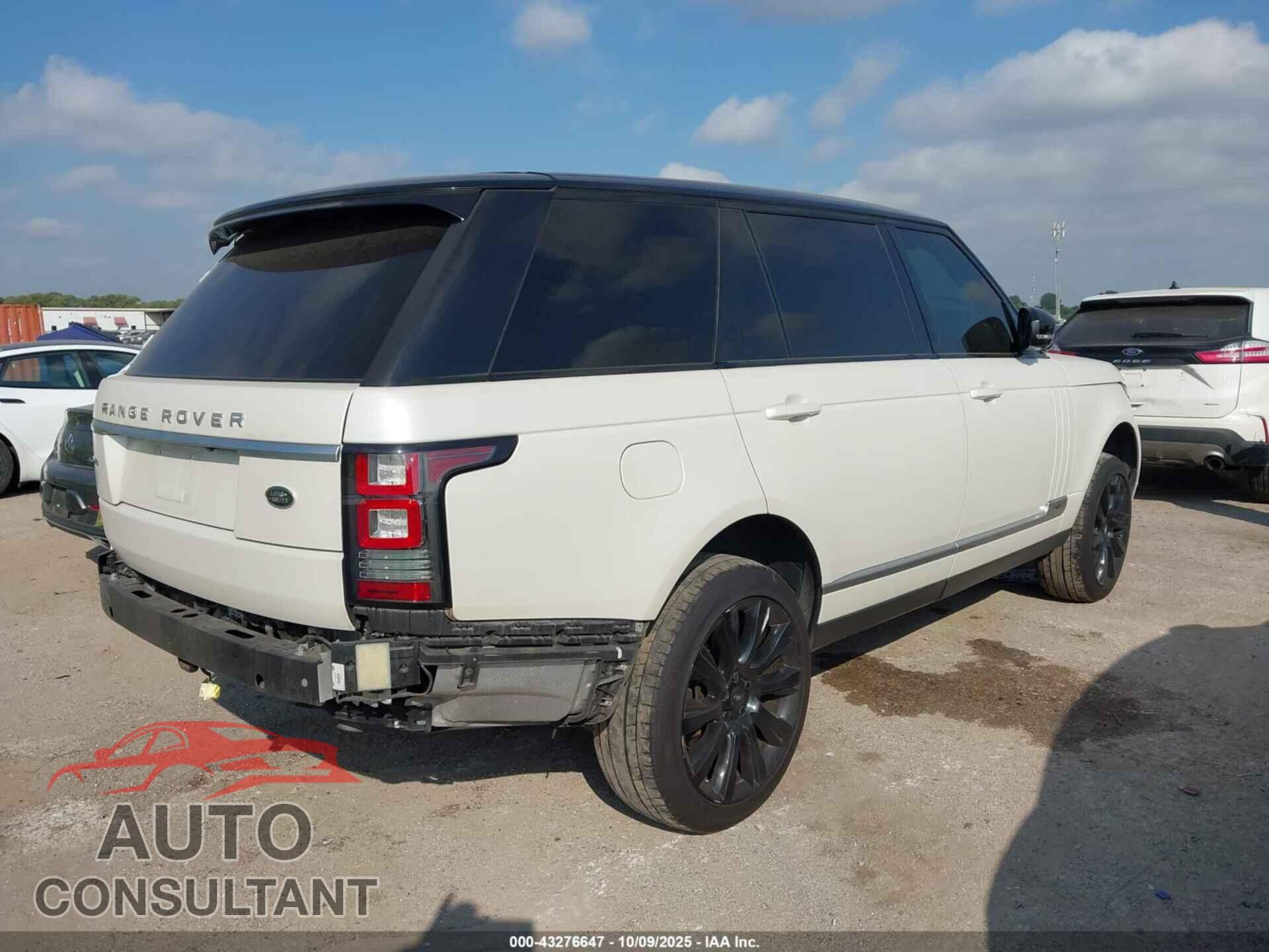 LAND ROVER RANGE ROVER 2015 - SALGS3TF8FA217978
