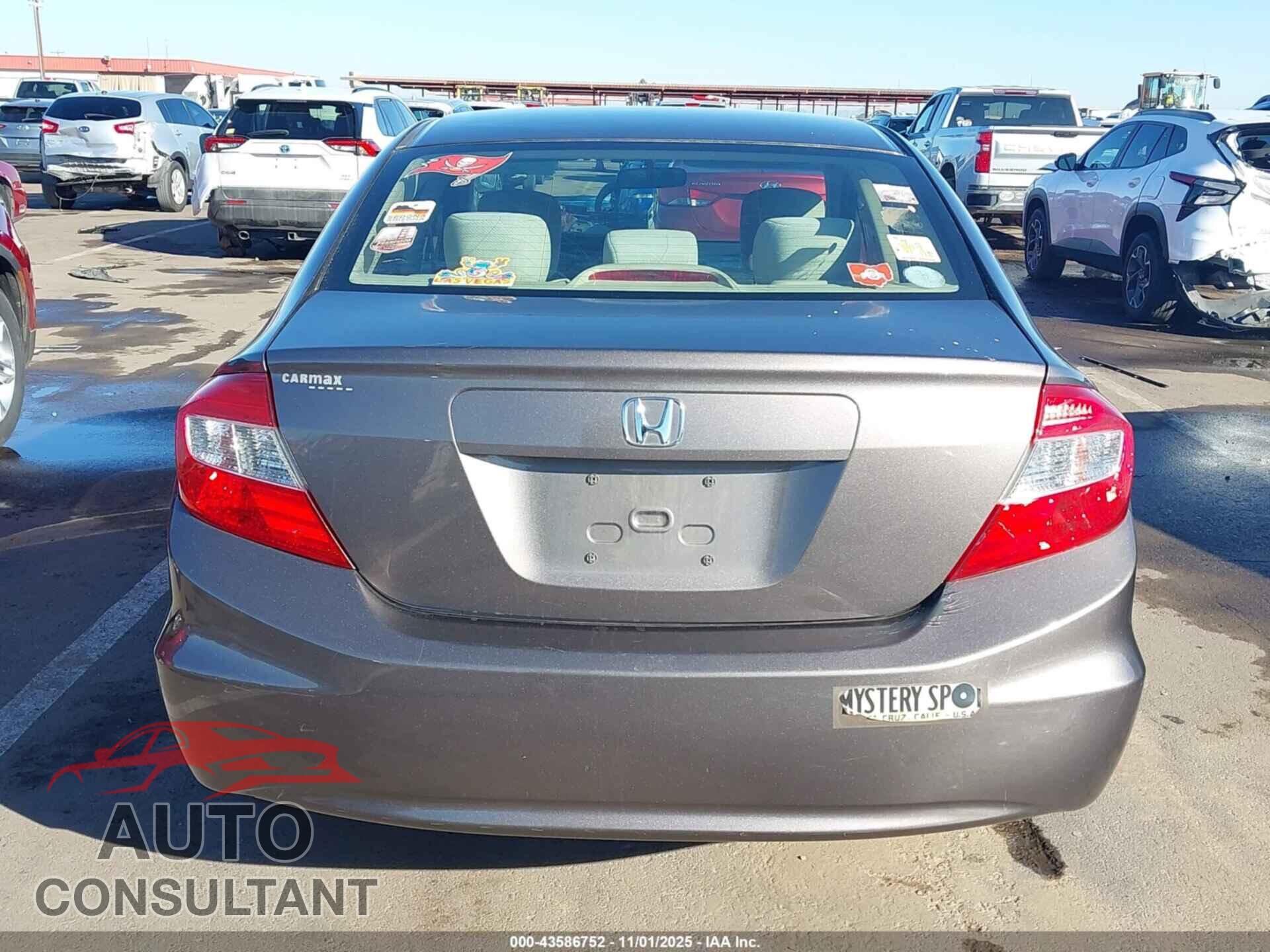 HONDA CIVIC 2012 - JHMFB2F58CS001486