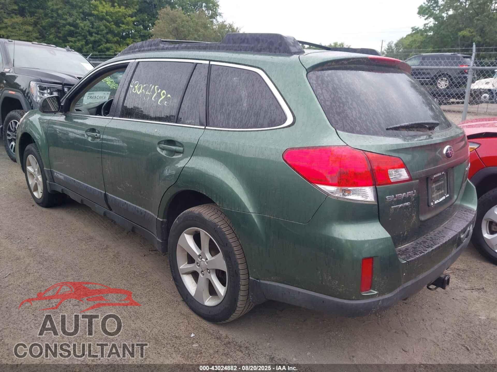 SUBARU OUTBACK 2013 - 4S4BRBCCXD1288119