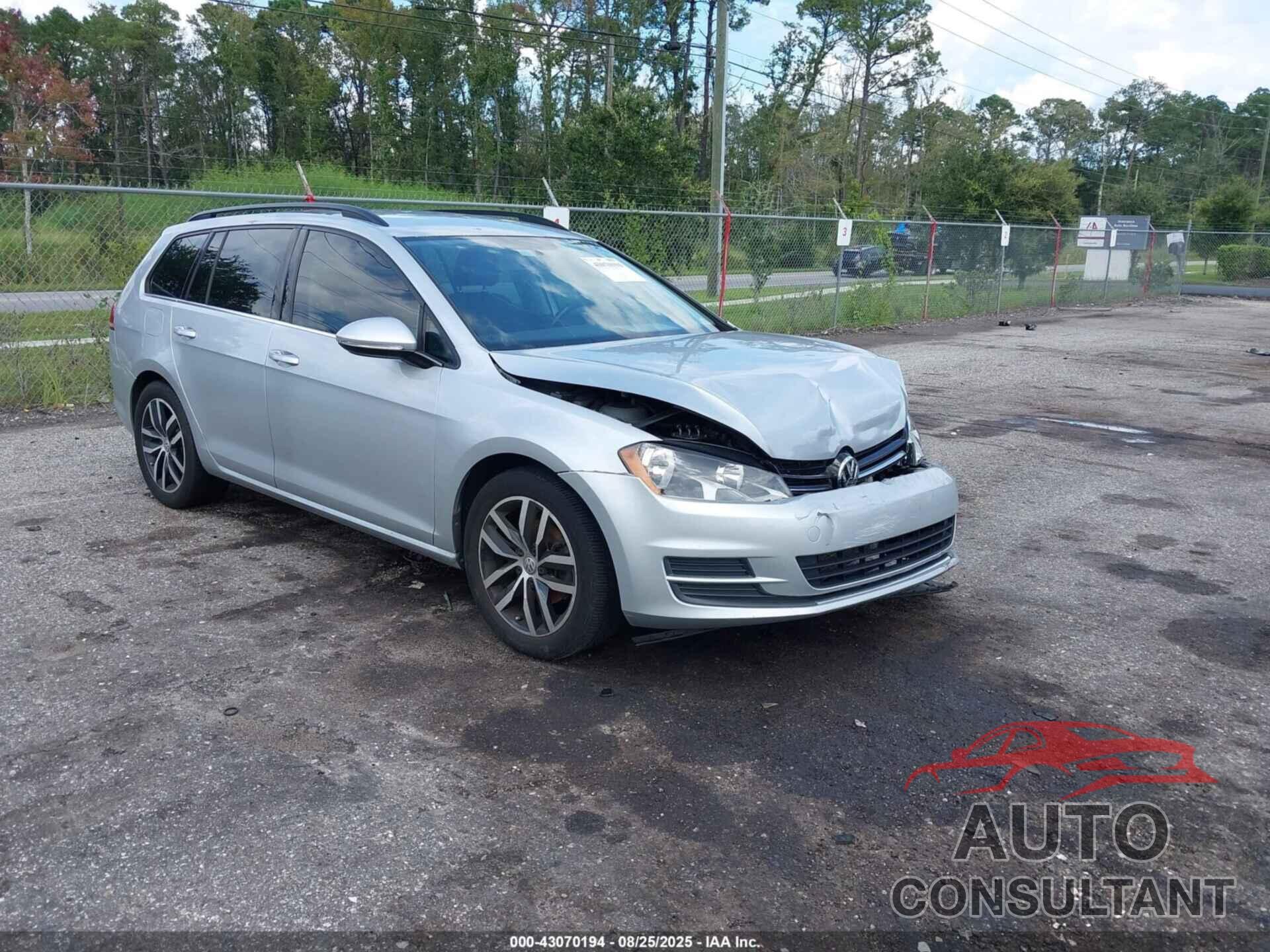 VOLKSWAGEN GOLF SPORTWAGEN 2015 - 3VWCA7AU7FM519005