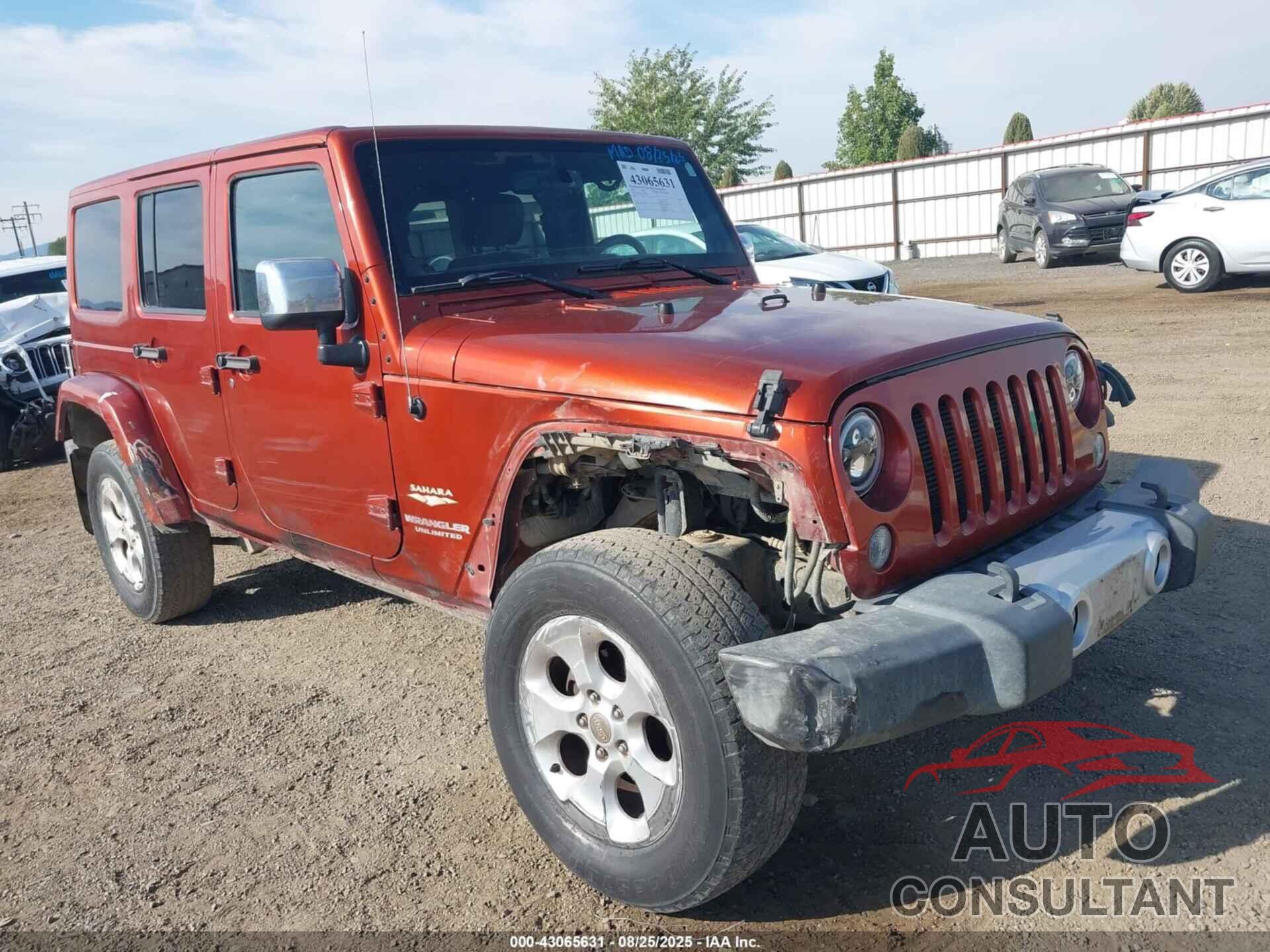 JEEP WRANGLER UNLIMITED 2014 - 1C4BJWEG8EL281727