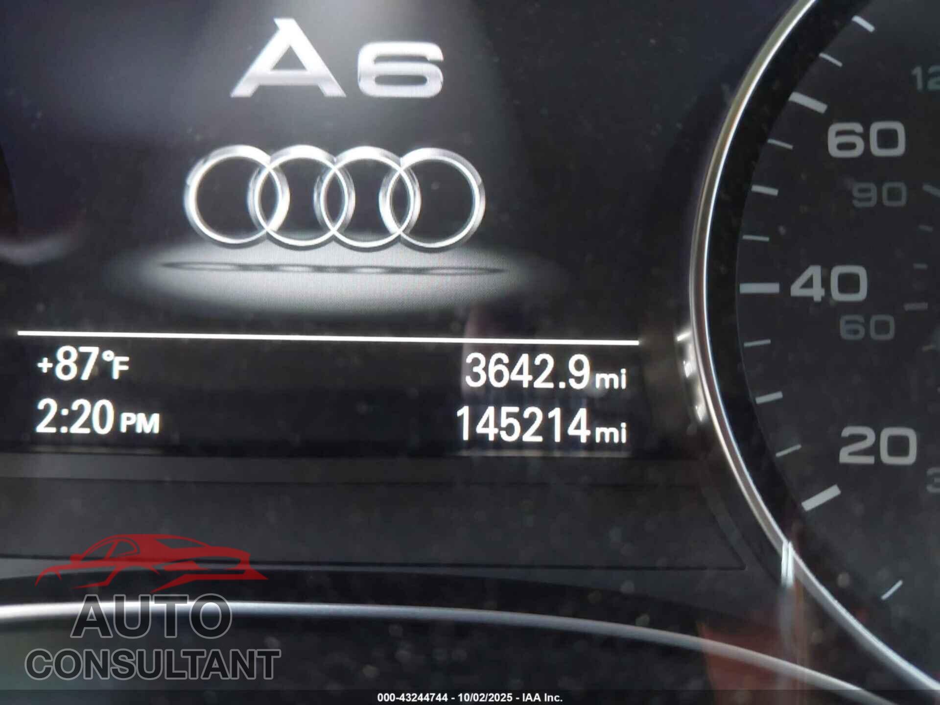 AUDI A6 2014 - WAUGFAFC8EN046977