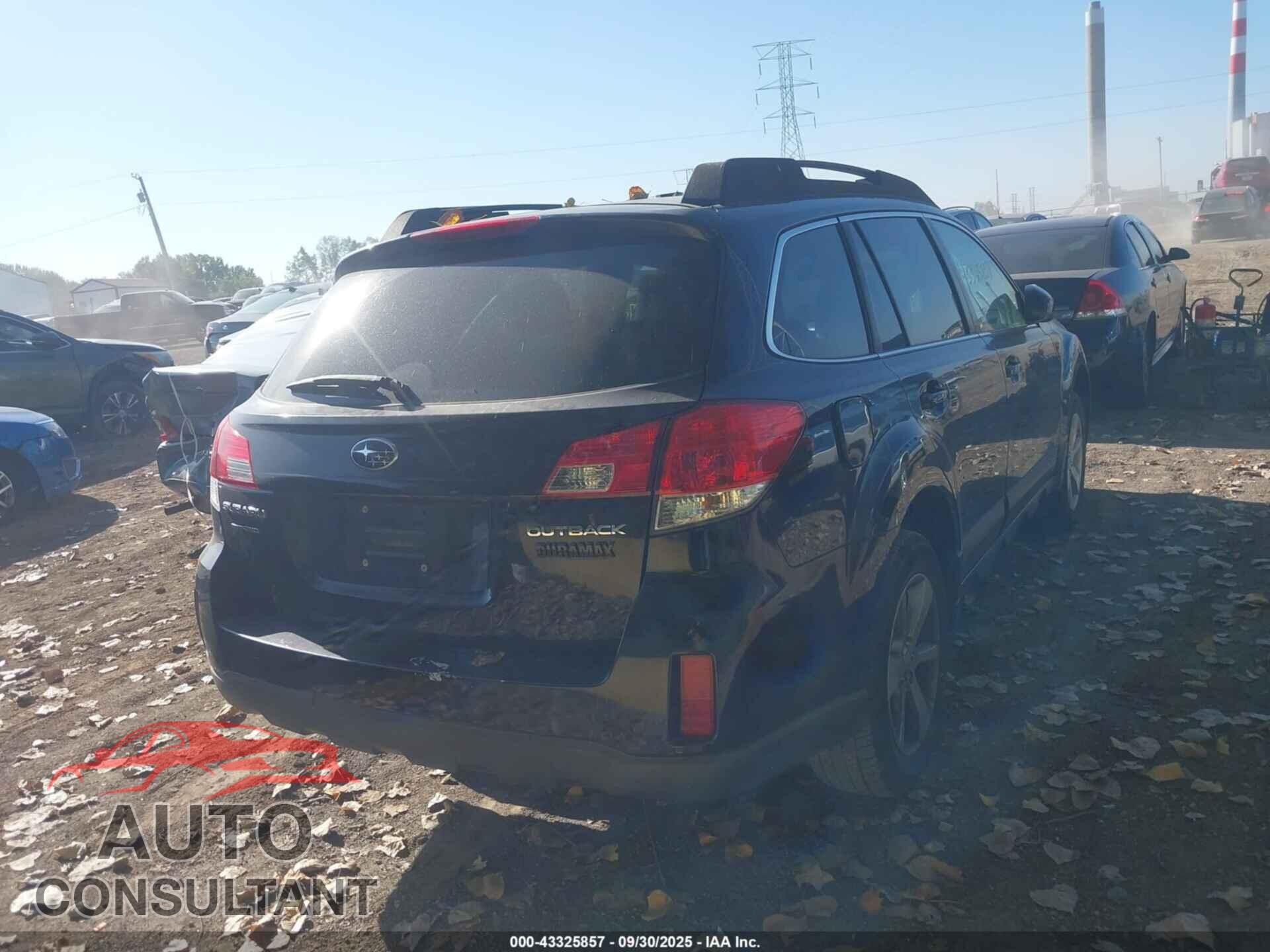 SUBARU OUTBACK 2013 - 4S4BRBBCXD3250024