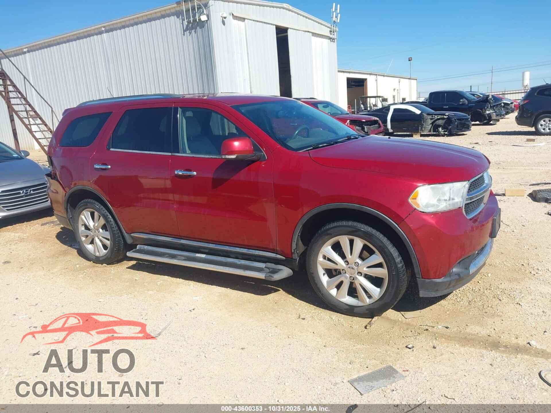 DODGE DURANGO 2013 - 1C4RDHDG3DC667778