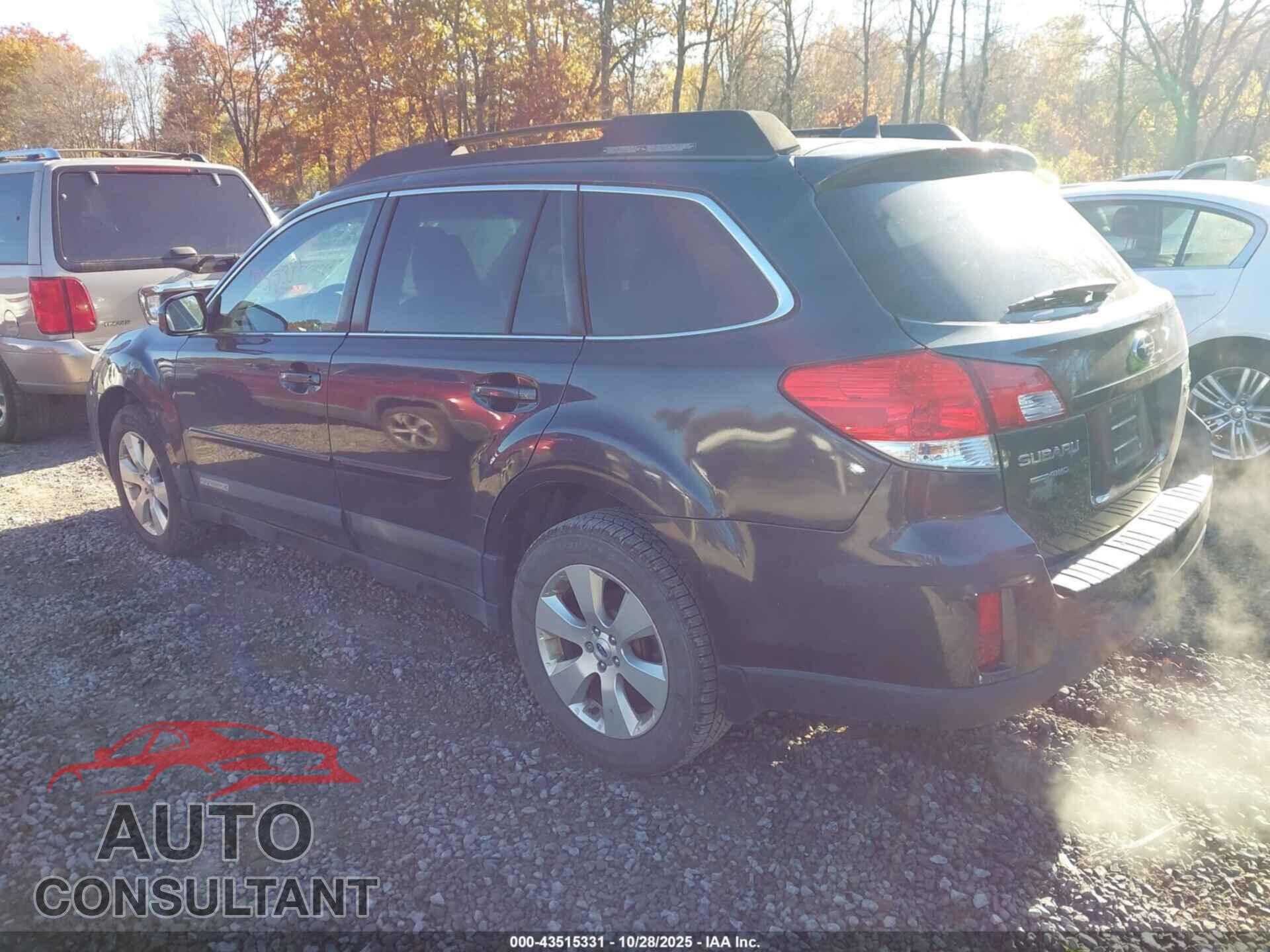 SUBARU OUTBACK 2012 - 4S4BRBLC4C3221096