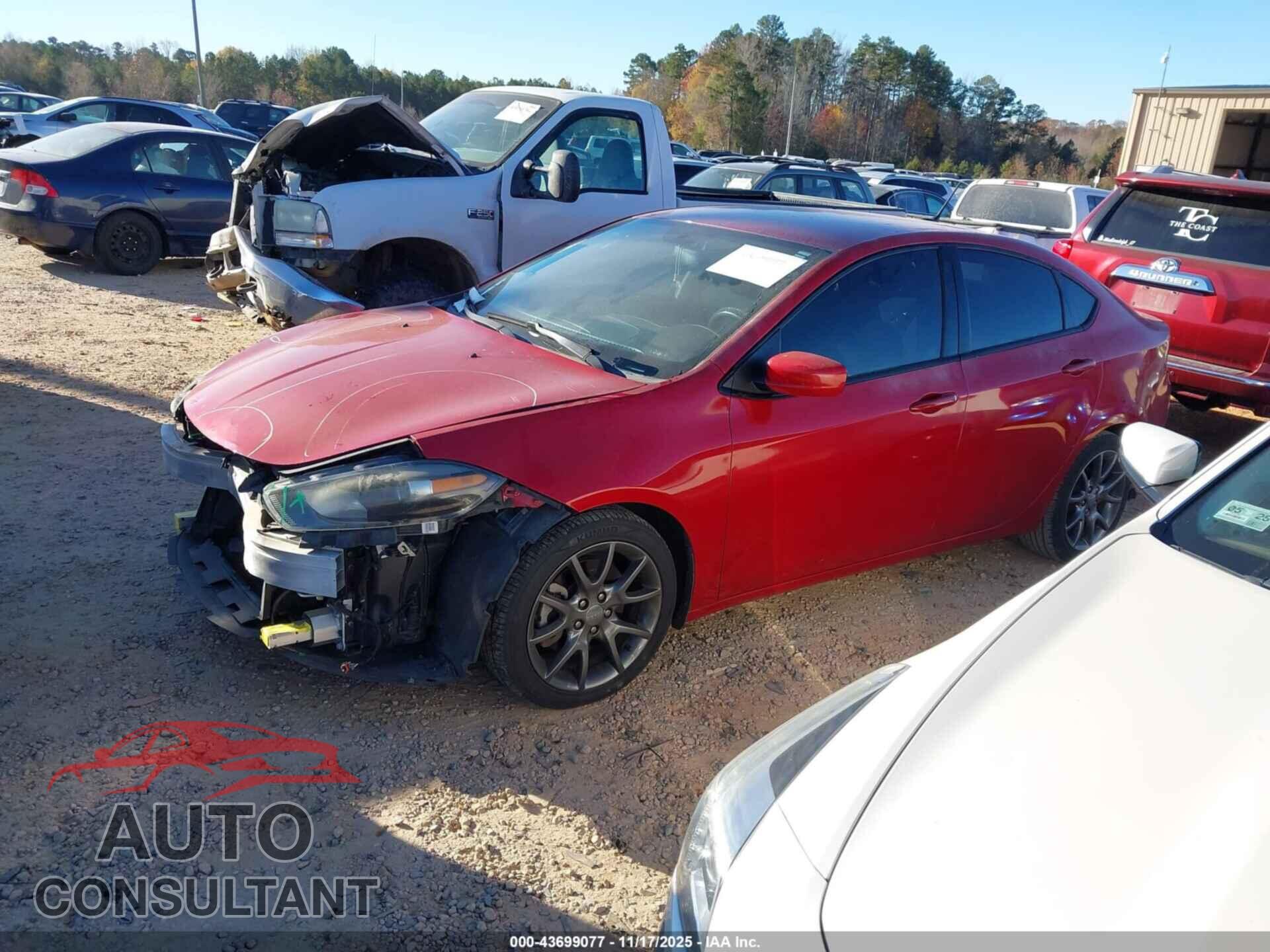 DODGE DART 2014 - 1C3CDFBBXED906602