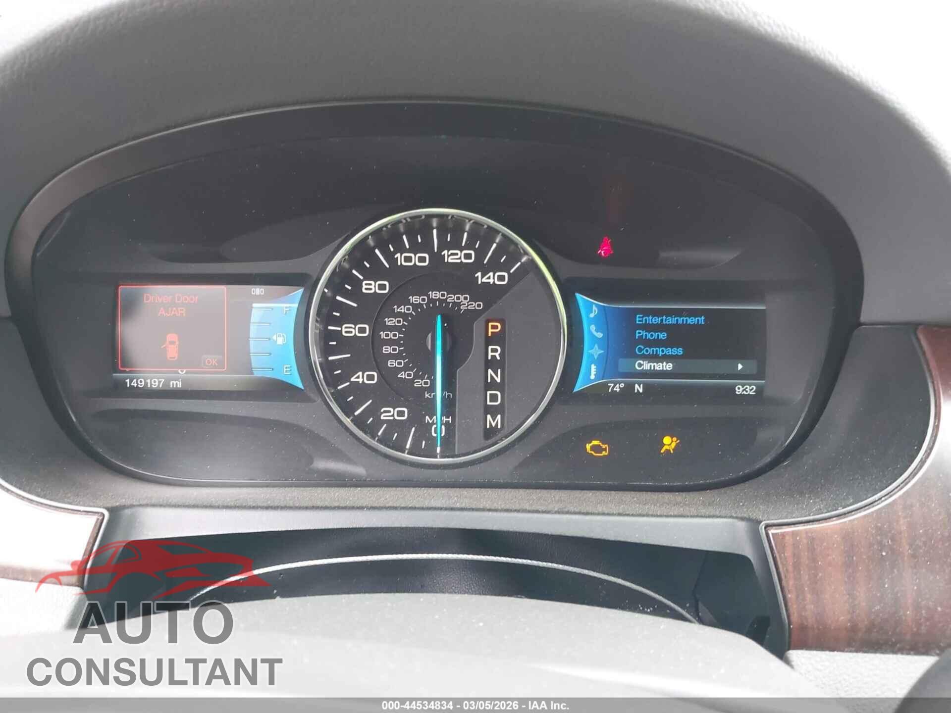 FORD EDGE 2012 - 2FMDK3KC5CBA91379