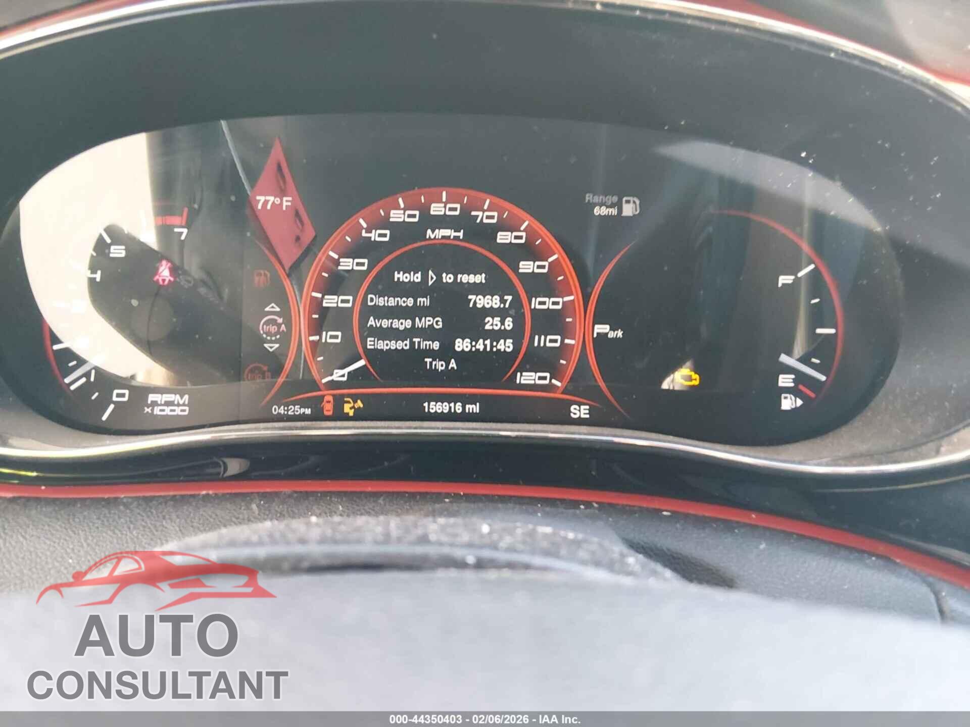 DODGE DART 2015 - 1C3CDFEB3FD243922