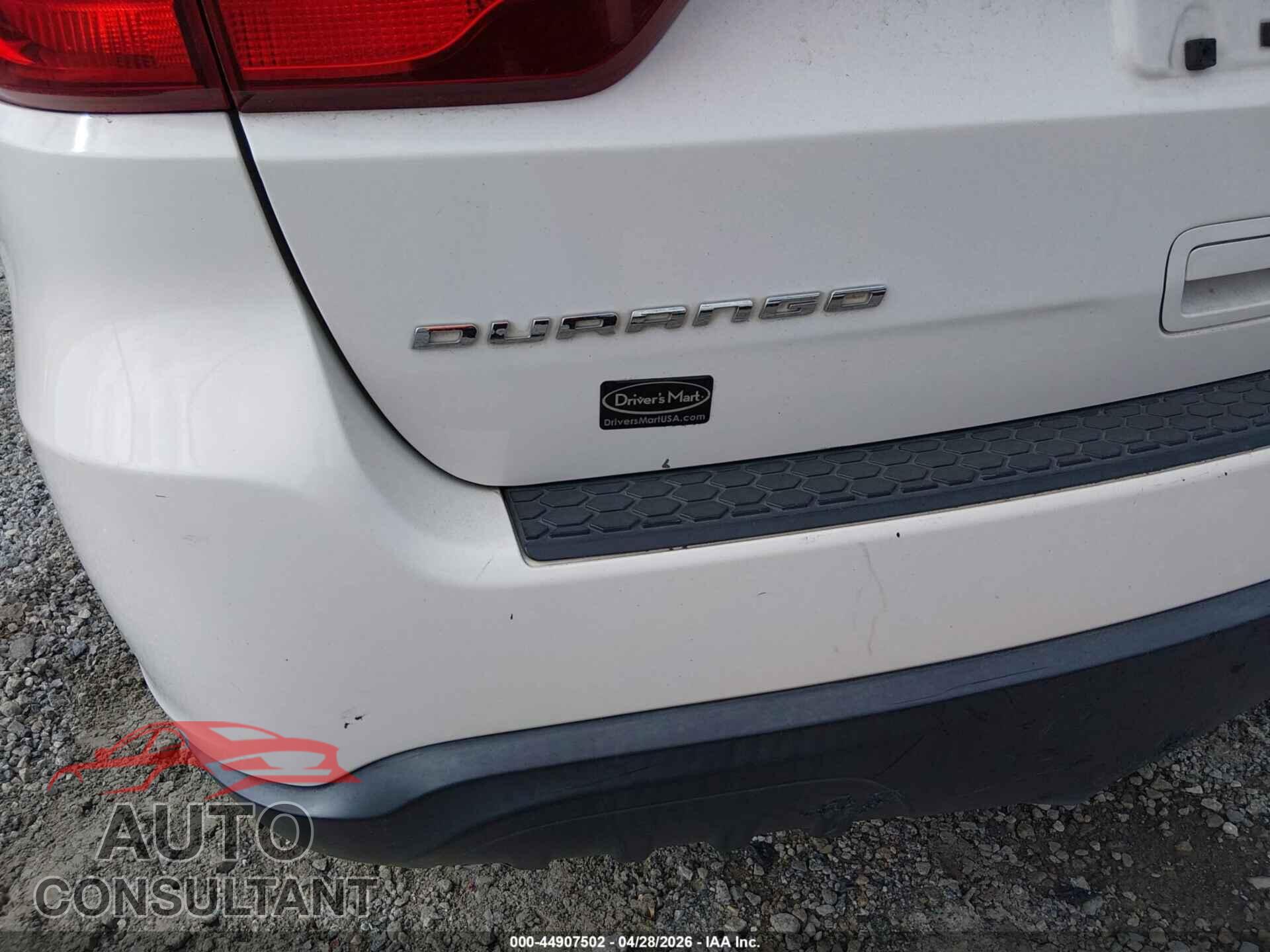 DODGE DURANGO 2012 - 1C4RDHAGXCC247518