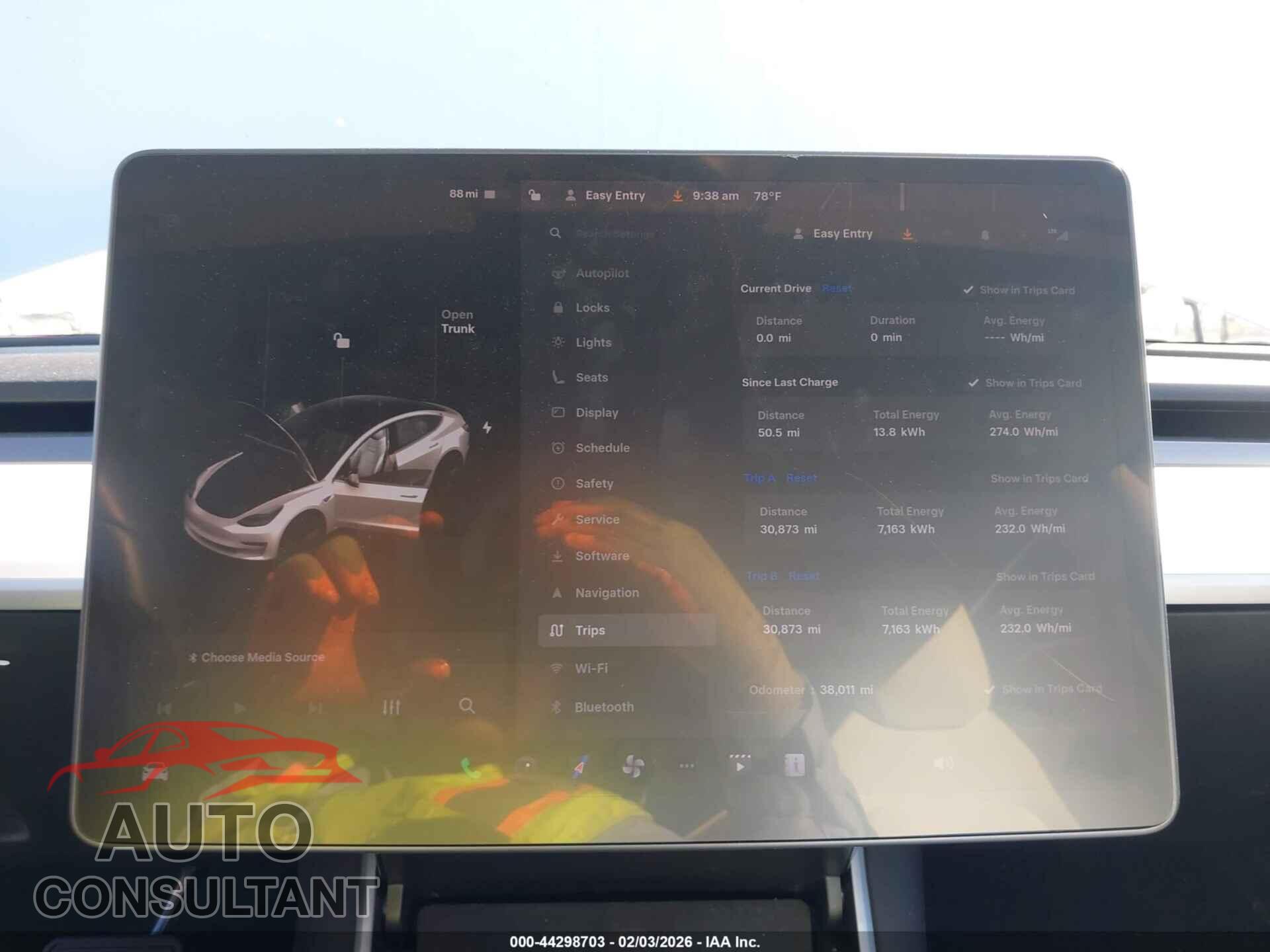 TESLA MODEL 3 2019 - 5YJ3E1EA3KF417784