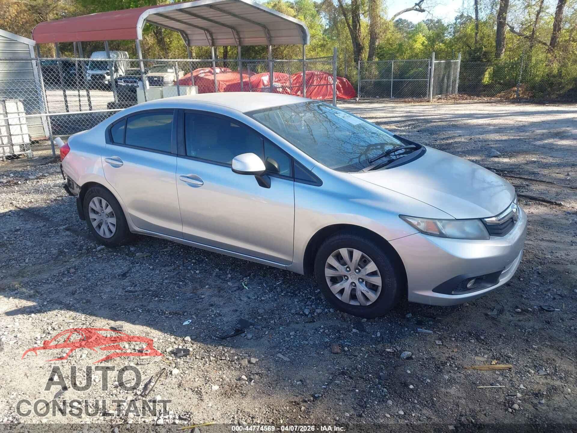 HONDA CIVIC 2012 - JHMFB2F5XCS000632