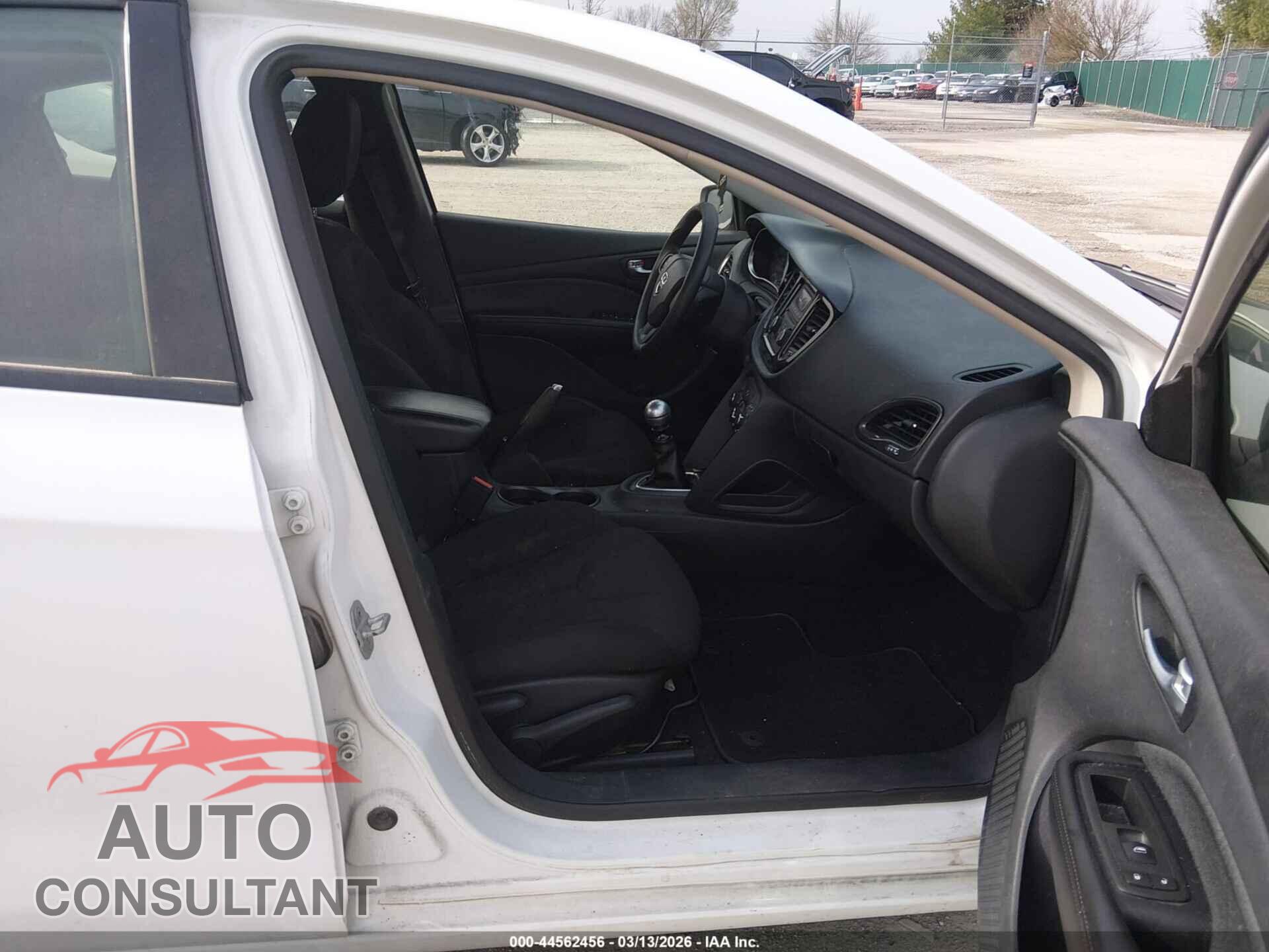 DODGE DART 2013 - 1C3CDFAA9DD305320