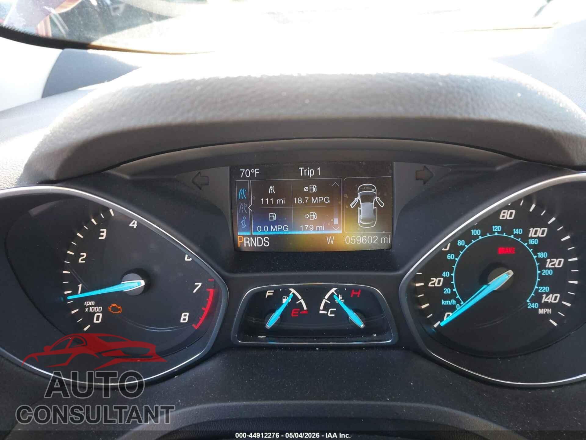 FORD ESCAPE 2013 - 1FMCU0HX2DUC41362