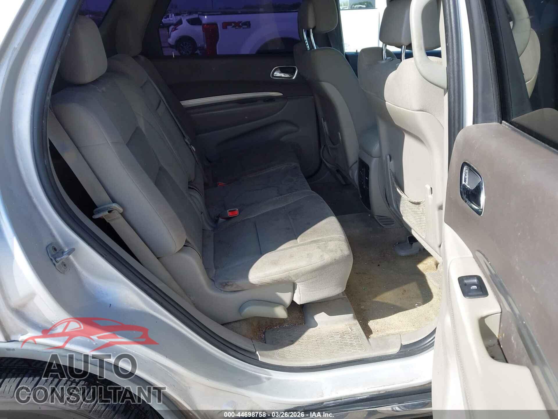 DODGE DURANGO 2012 - 1C4RDHAG9CC308342
