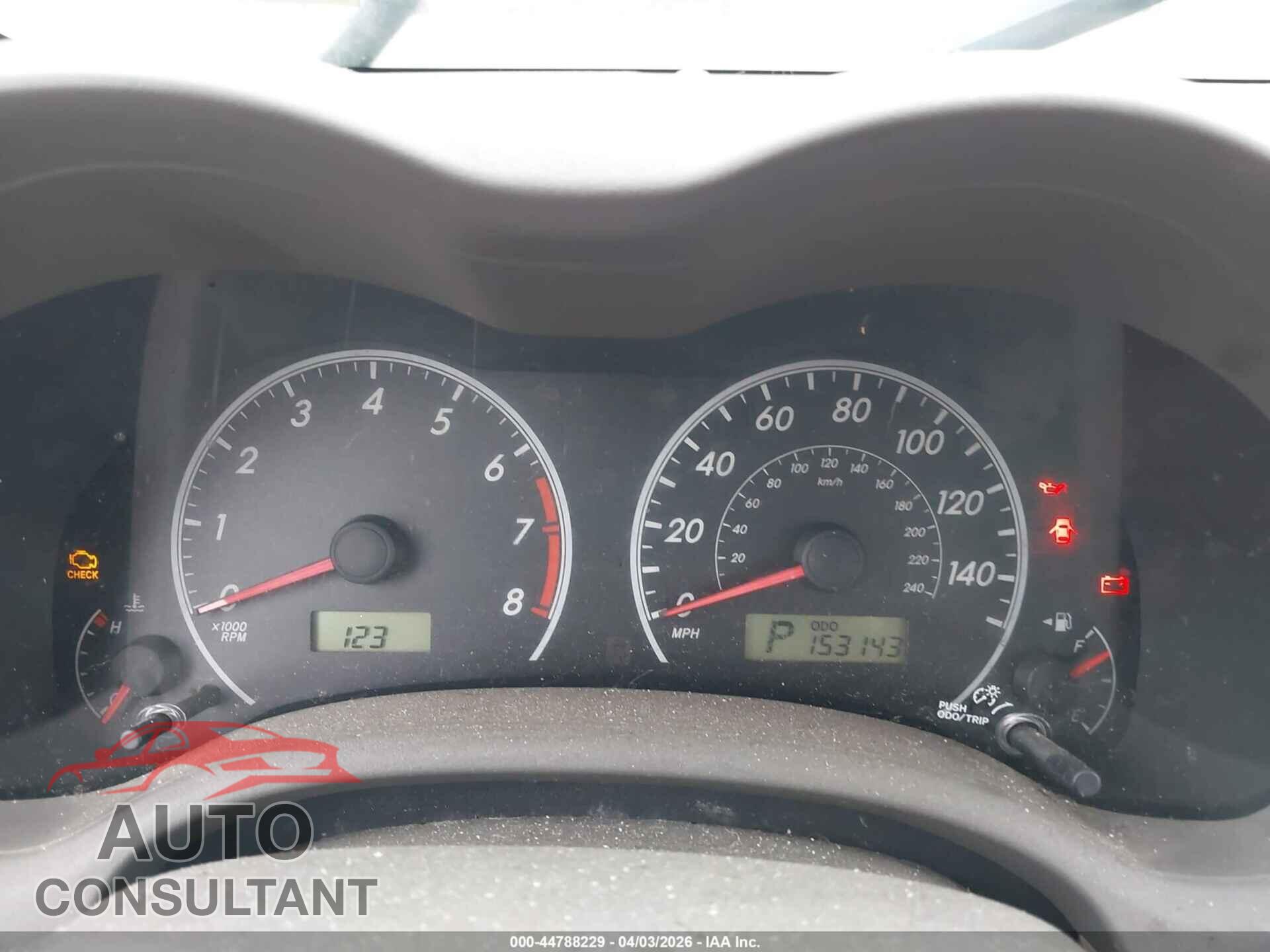 TOYOTA COROLLA 2010 - 2T1BU4EE6AC219528