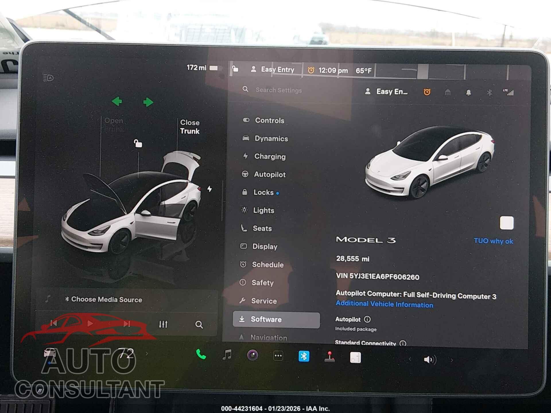 TESLA MODEL 3 2023 - 5YJ3E1EA6PF606260