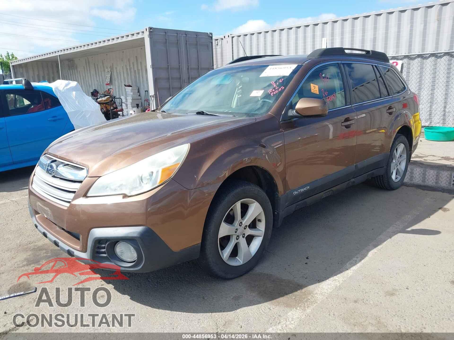 SUBARU OUTBACK 2013 - 4S4BRBCC9D3269761