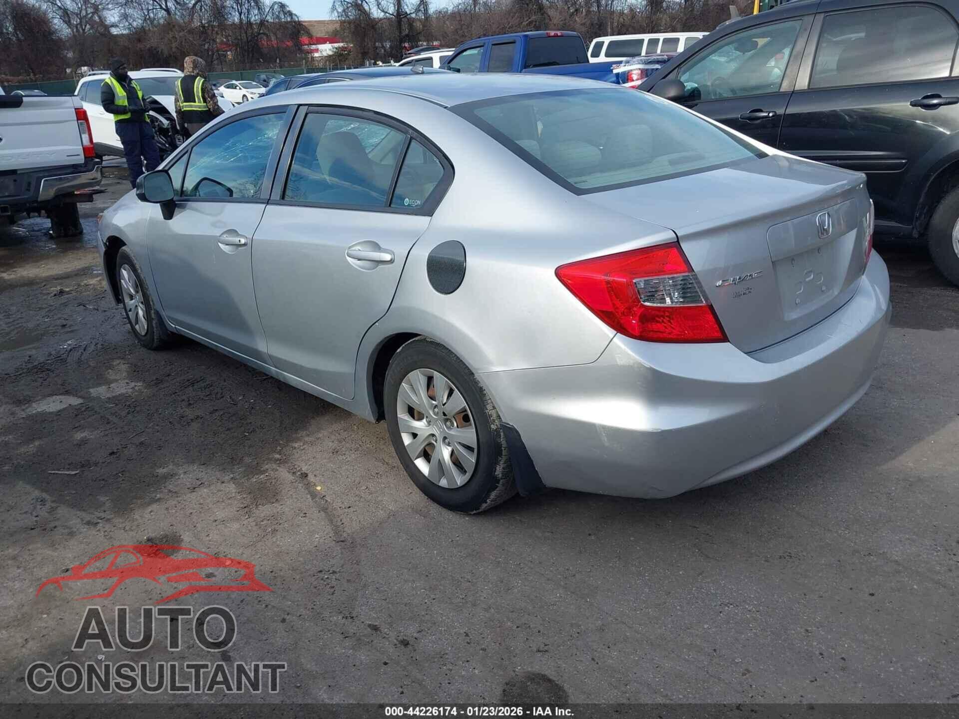 HONDA CIVIC 2012 - 19XFB2F5XCE309327