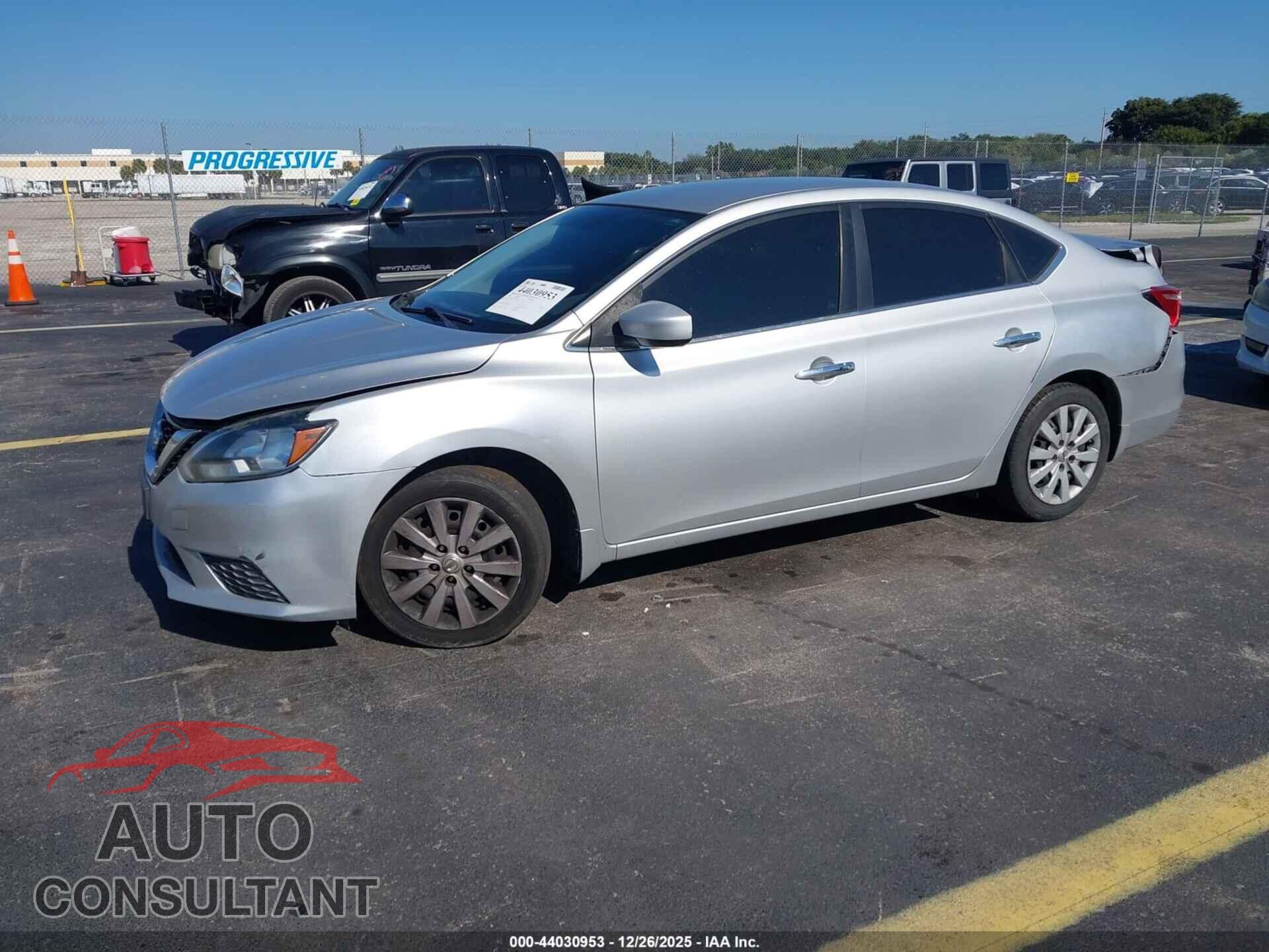 NISSAN SENTRA 2016 - 3N1AB7AP1GL657487