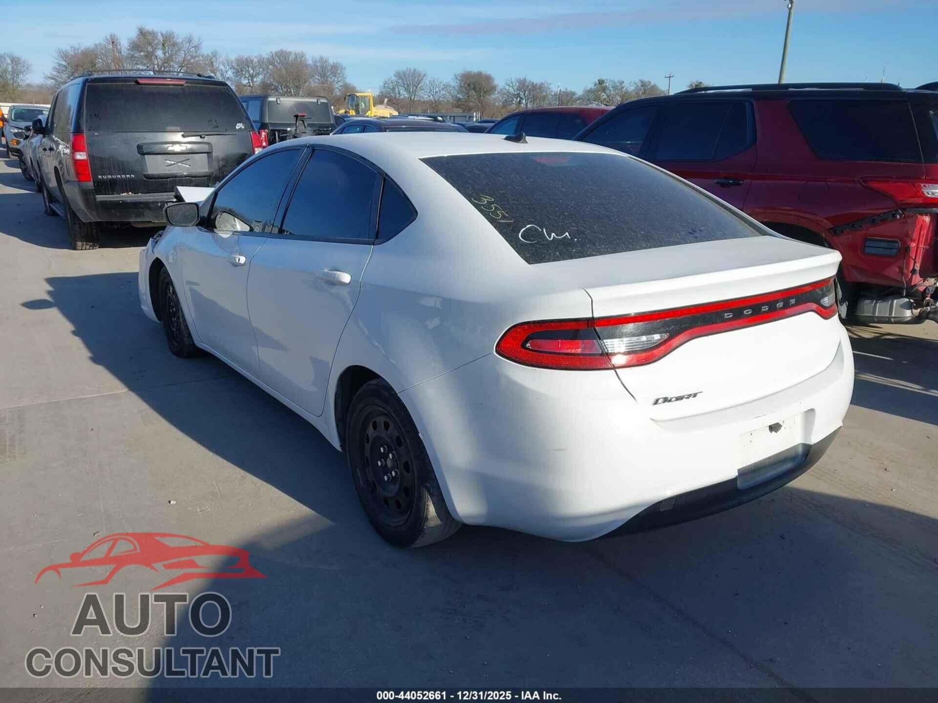 DODGE DART 2016 - 1C3CDFAA3GD593551