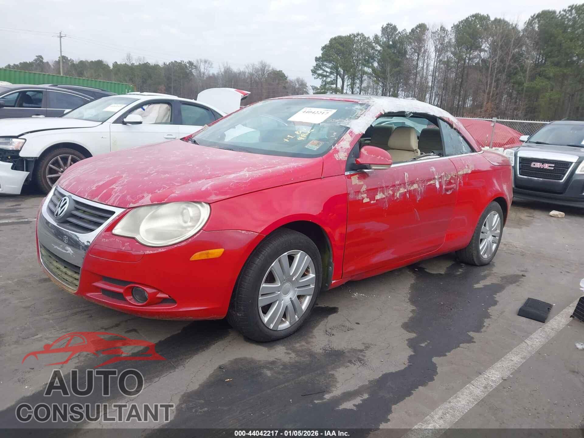 VOLKSWAGEN EOS 2009 - WVWBA71F89V015945