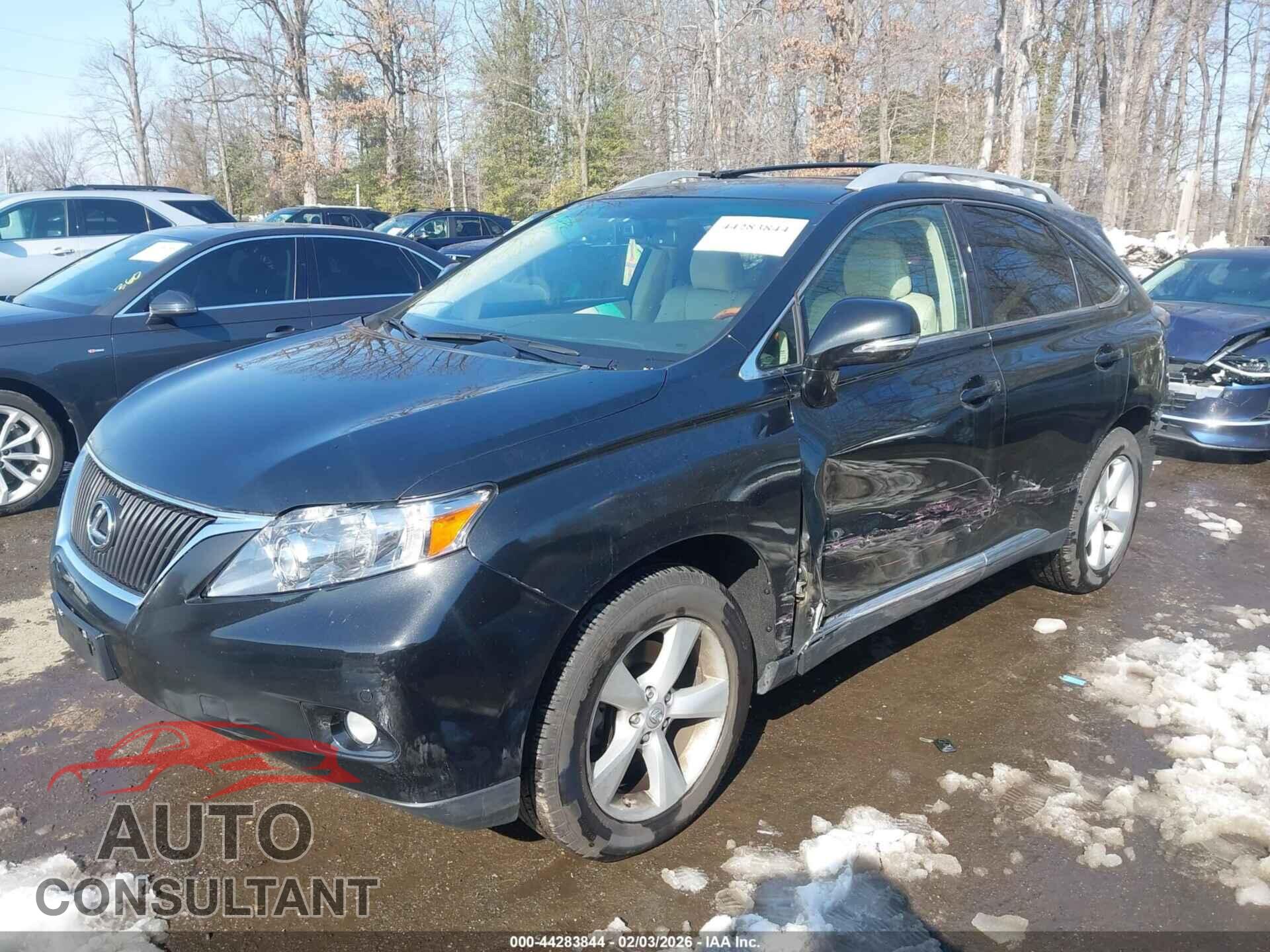 LEXUS RX 350 2012 - 2T2BK1BA6CC135617