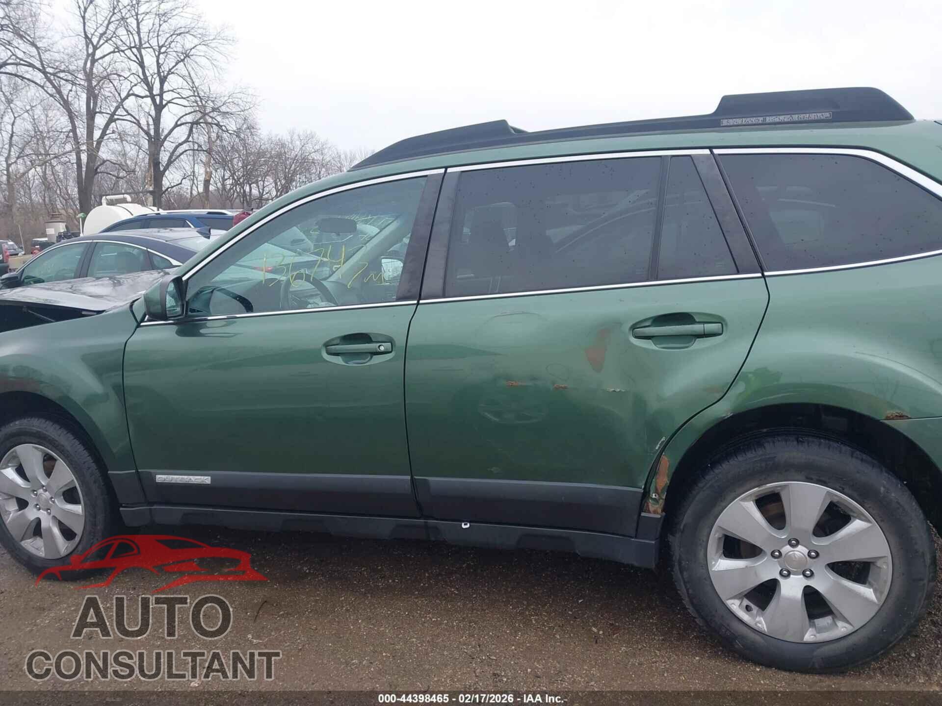 SUBARU OUTBACK 2012 - 4S4BRBCC5C3235413
