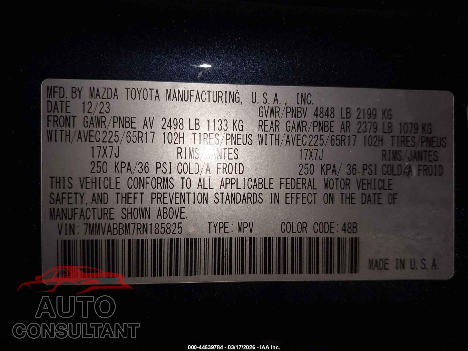 MAZDA CX-50 2024 - 7MMVABBM7RN185825