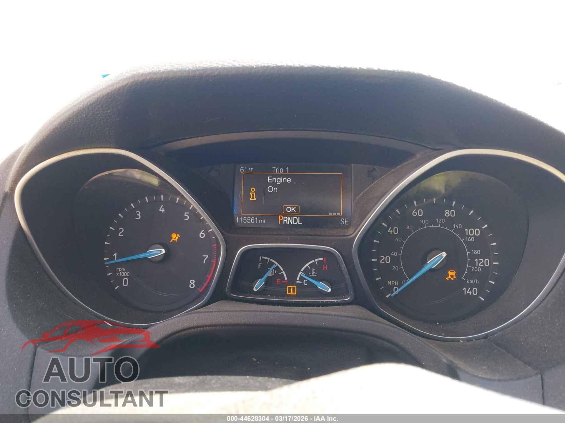 FORD FOCUS 2017 - 1FADP3F24HL328447