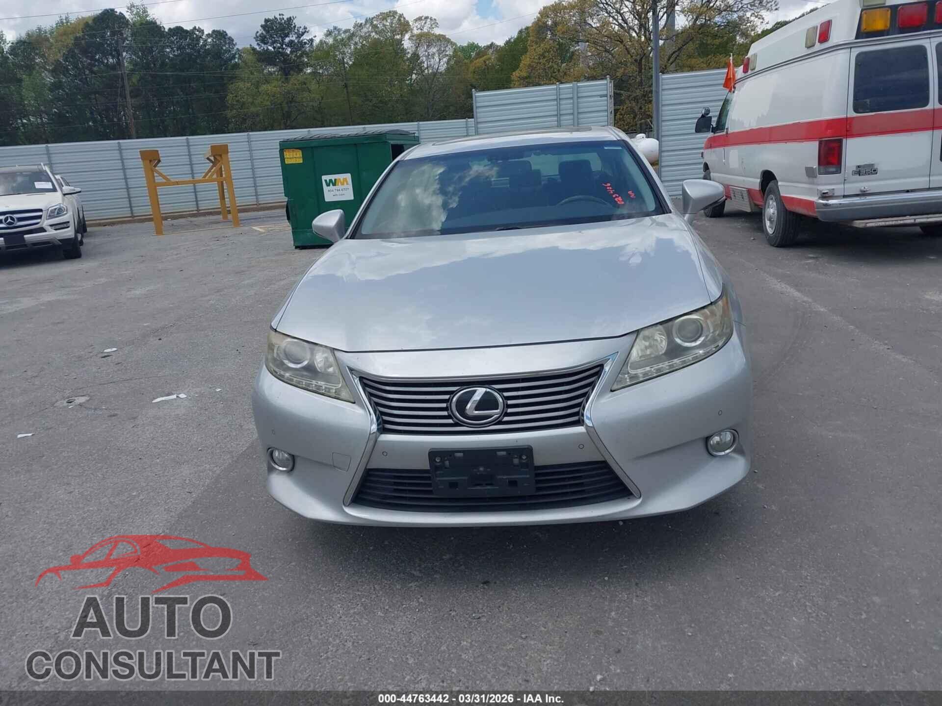 LEXUS ES 350 2013 - JTHBK1GG3D2023406