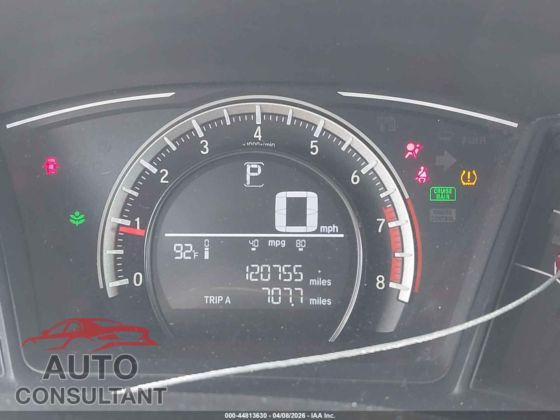 HONDA CIVIC 2017 - 19XFC2F50HE044048