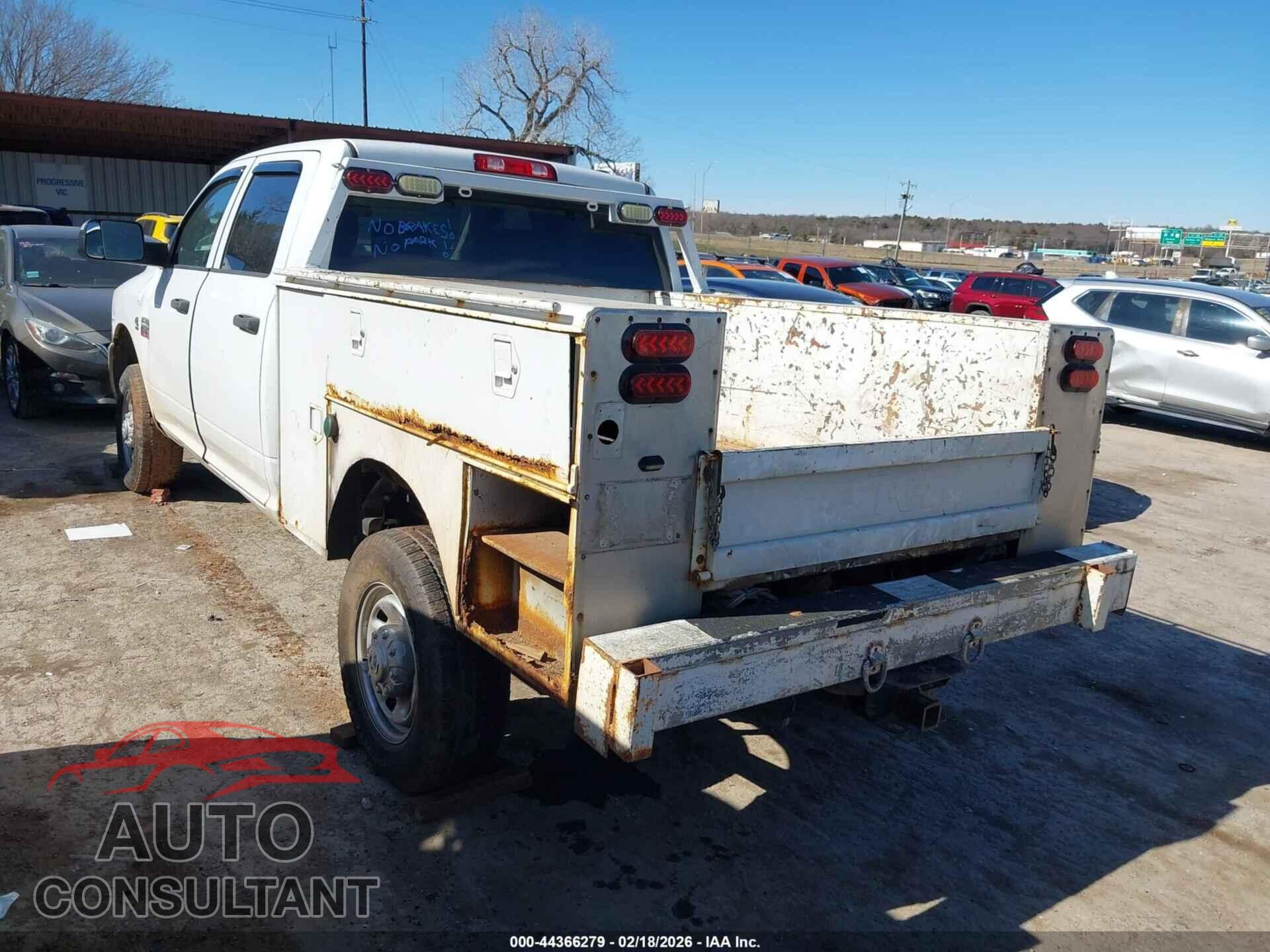 DODGE RAM 2500 2010 - 3D7UT2CL0AG166578