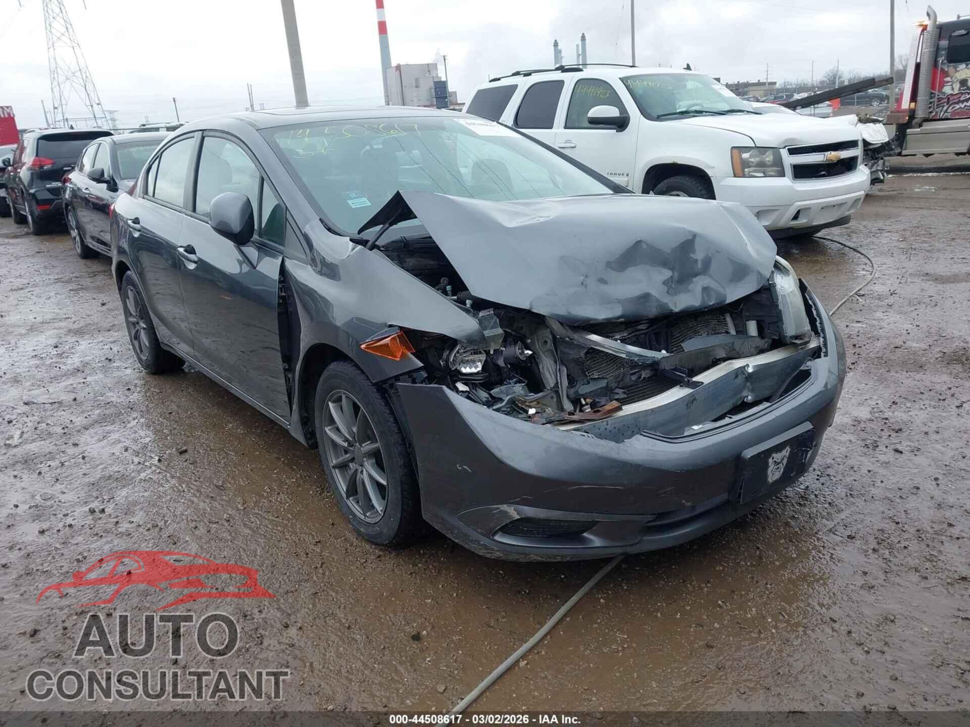 HONDA CIVIC 2012 - 19XFB2F83CE348710