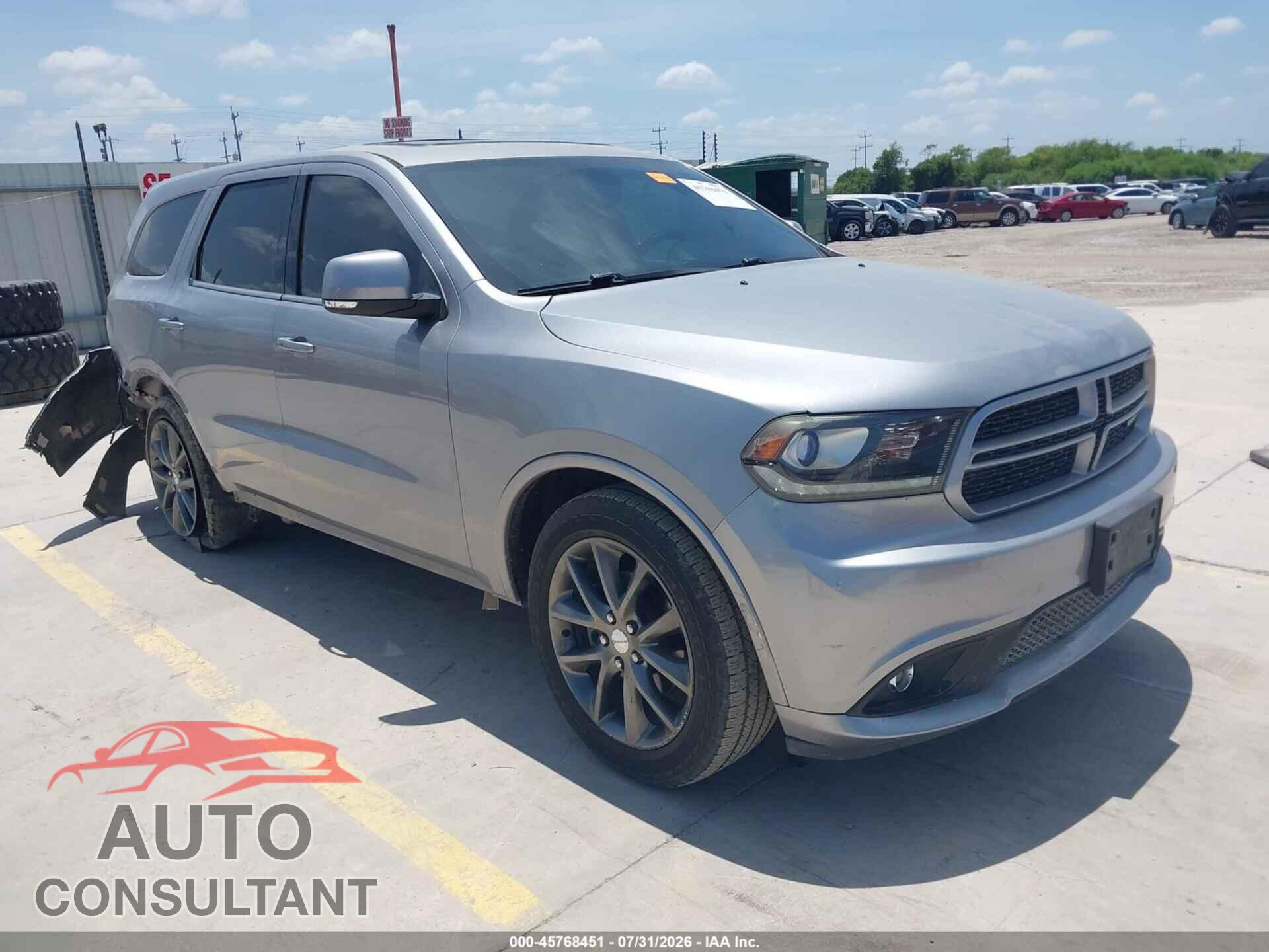 DODGE DURANGO 2017 - 1C4RDHDG2HC724137