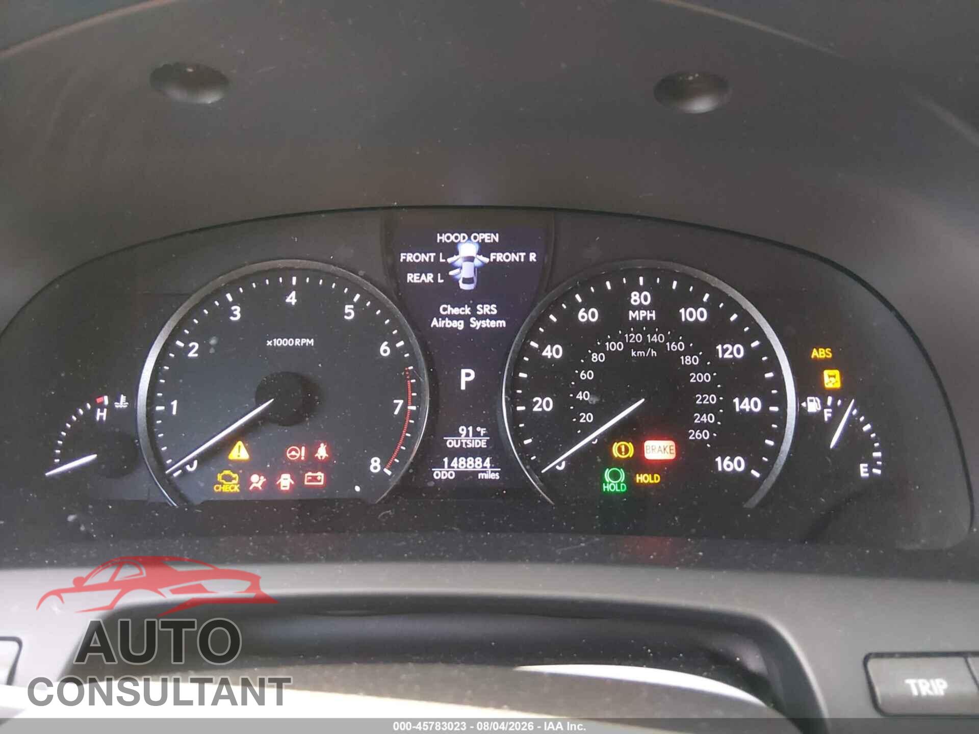 LEXUS LS 460 2013 - JTHCL5EF0D5018195