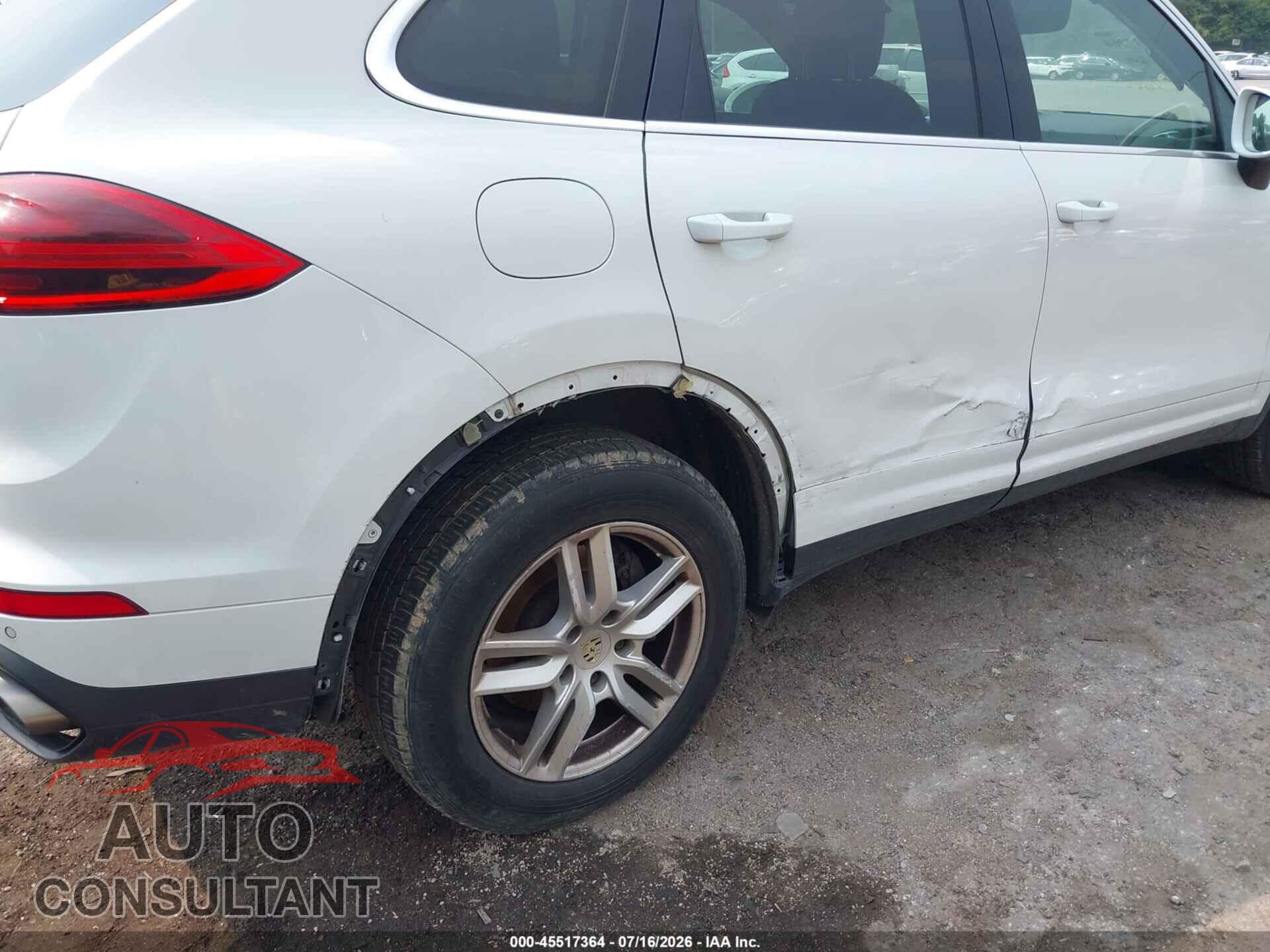 PORSCHE CAYENNE 2016 - WP1AA2A20GLA10516